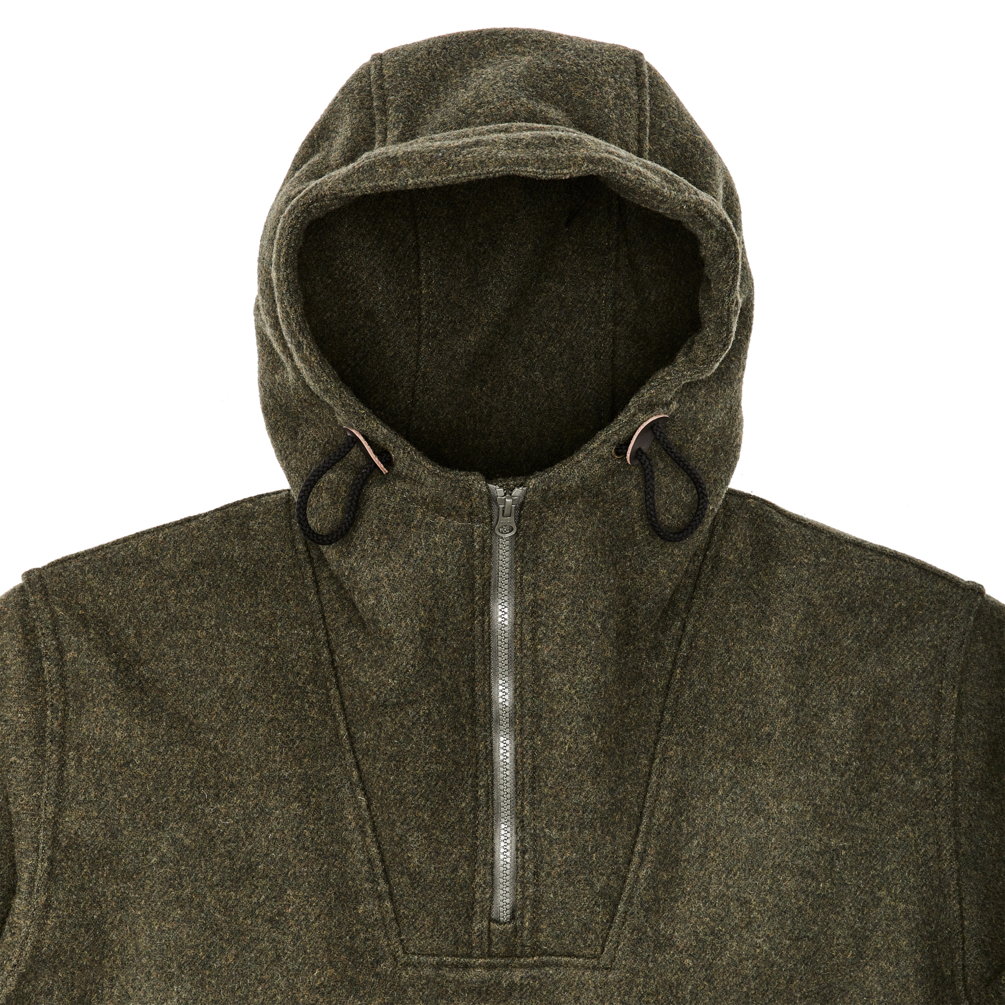 Alternate view of the Cozyhomegoodmark Mackinaw Wool Anorak - Forest Green