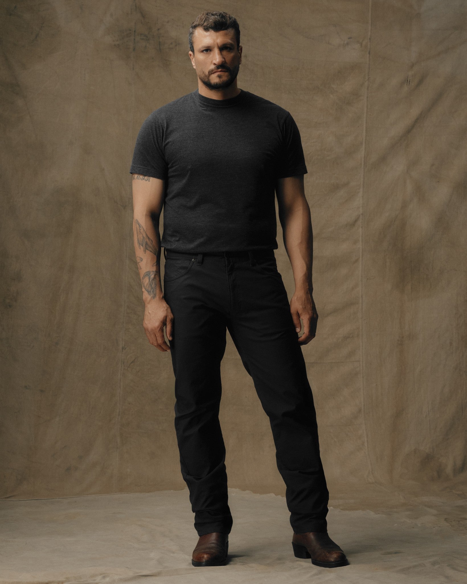 Samir is 6'2" wearing a size Medium