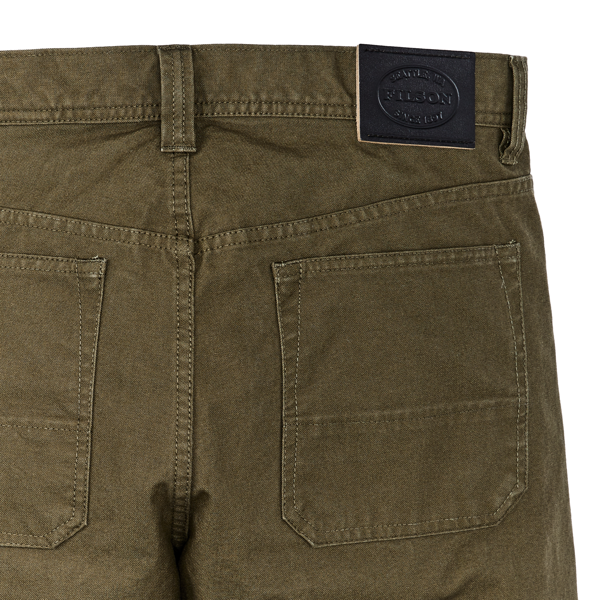 Alternate view of the Cozyhomegoodmark Dry Tin Cloth 5-pocket Pants - Marsh Olive