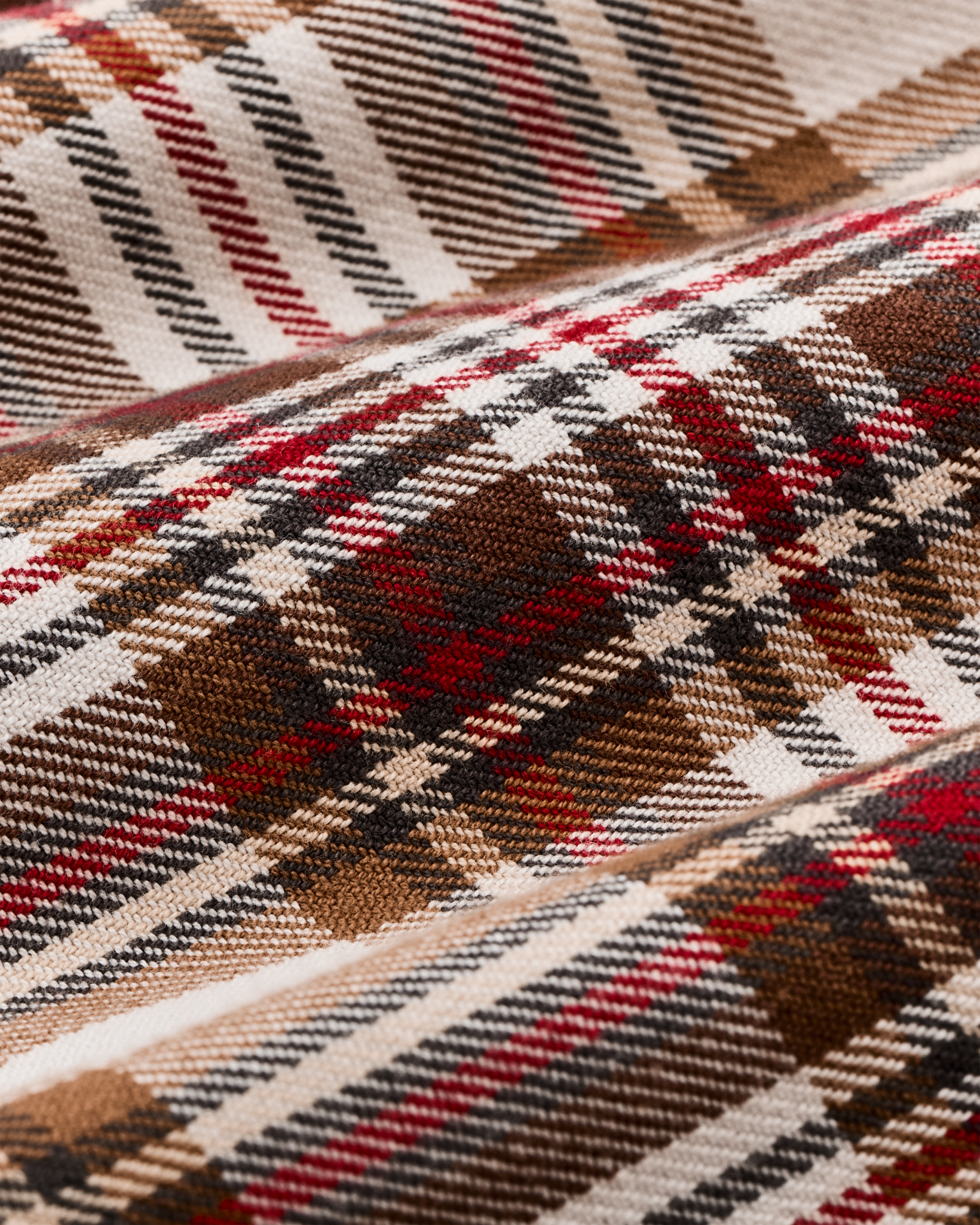 The Rangeland Flannel Shirt - Red / Brown Plaid