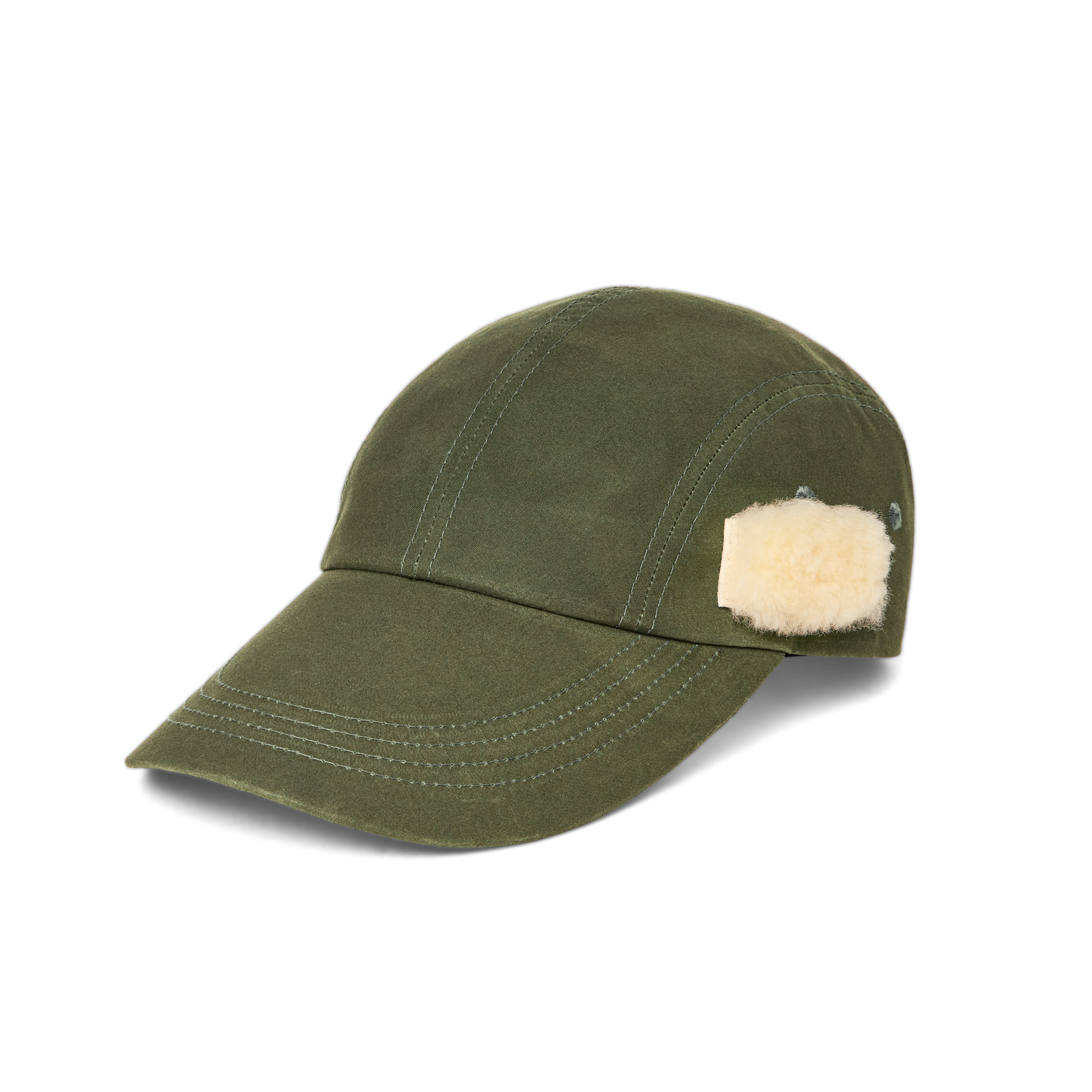 Front-facing image of the Cozyhomegoodmark Cozyhomegoodmark X Housefly Ranger Duckbill Cap - Otter Green