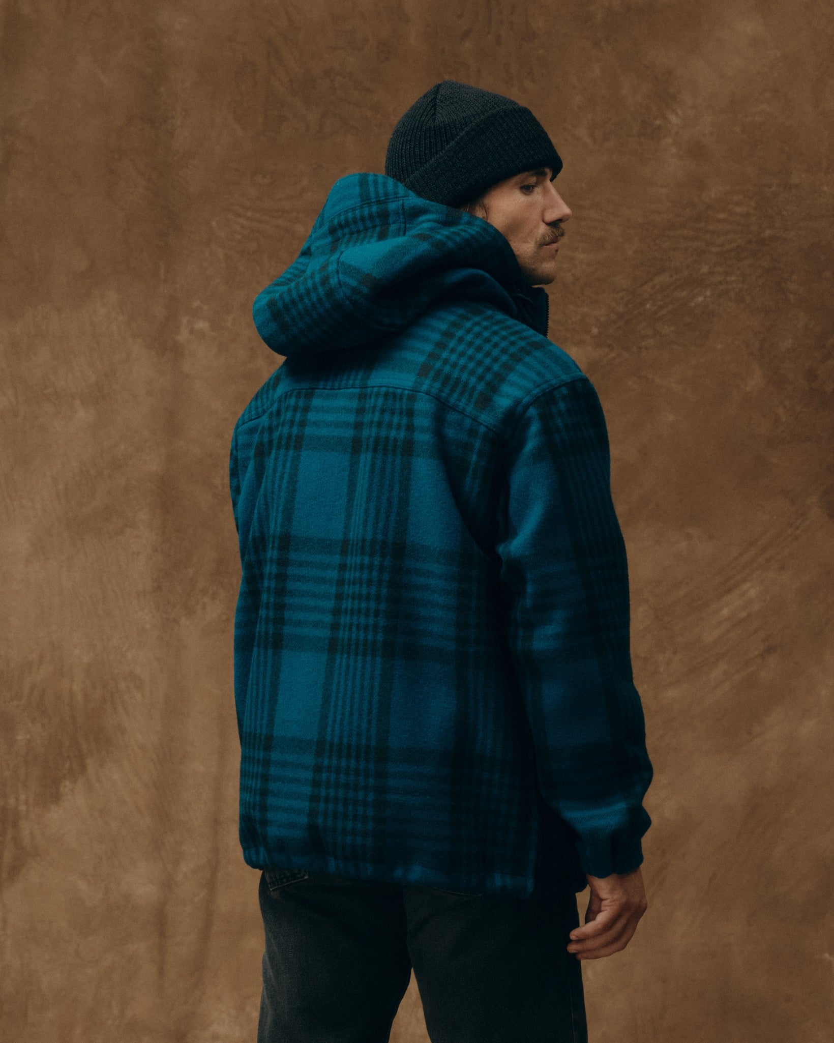 Mackinaw Wool Anorak - Blue / Black Plaid