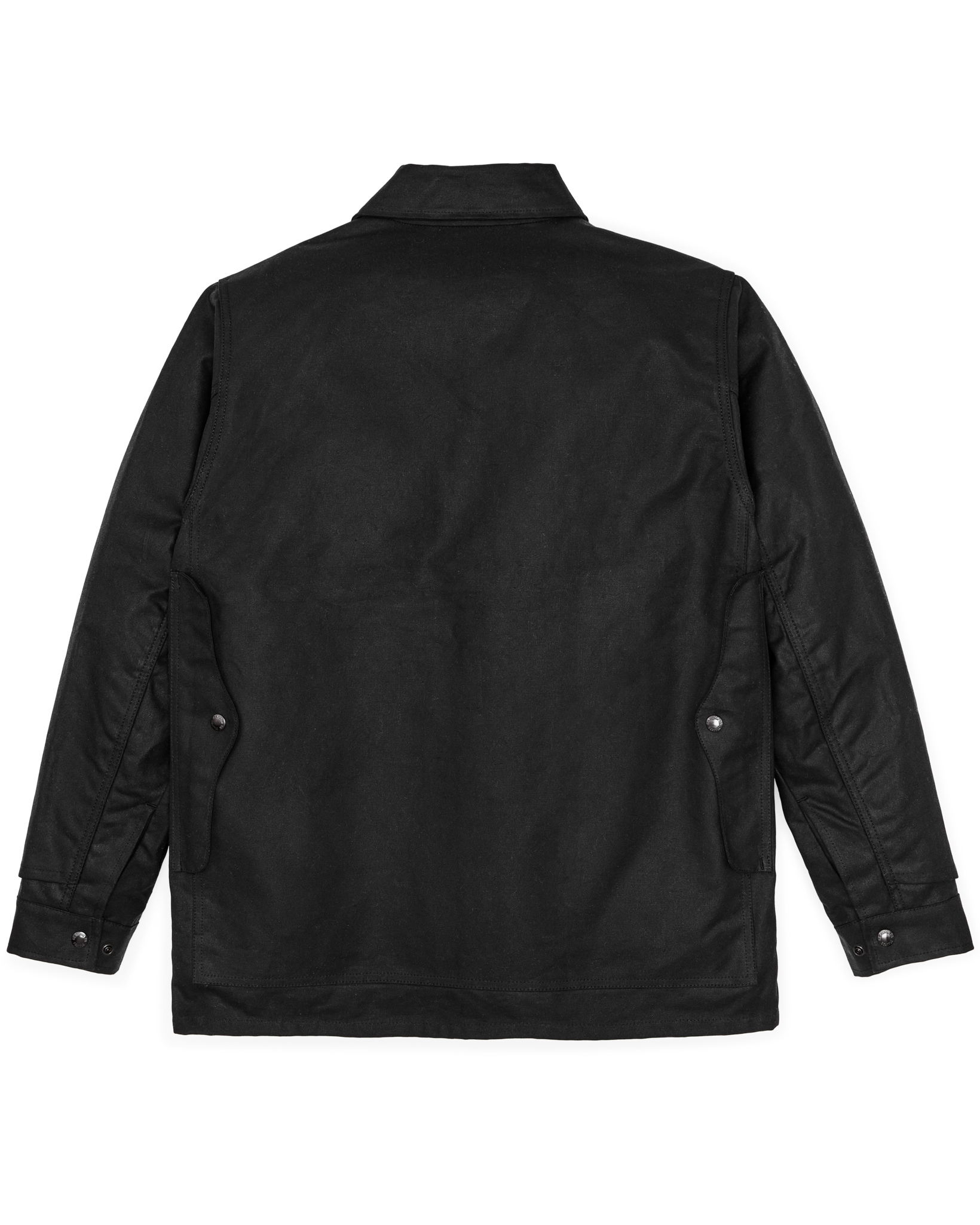 Alternate view of the Cozyhomegoodmark Lined Tin Cloth Cruiser Jacket - Black