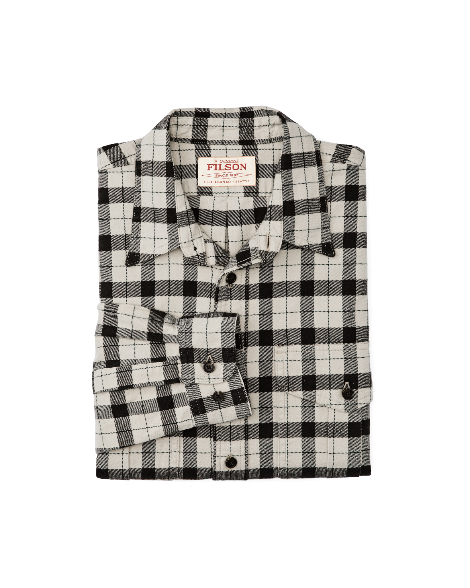 Alaskan Guide Shirt - Cream / Peat / Multi Plaid