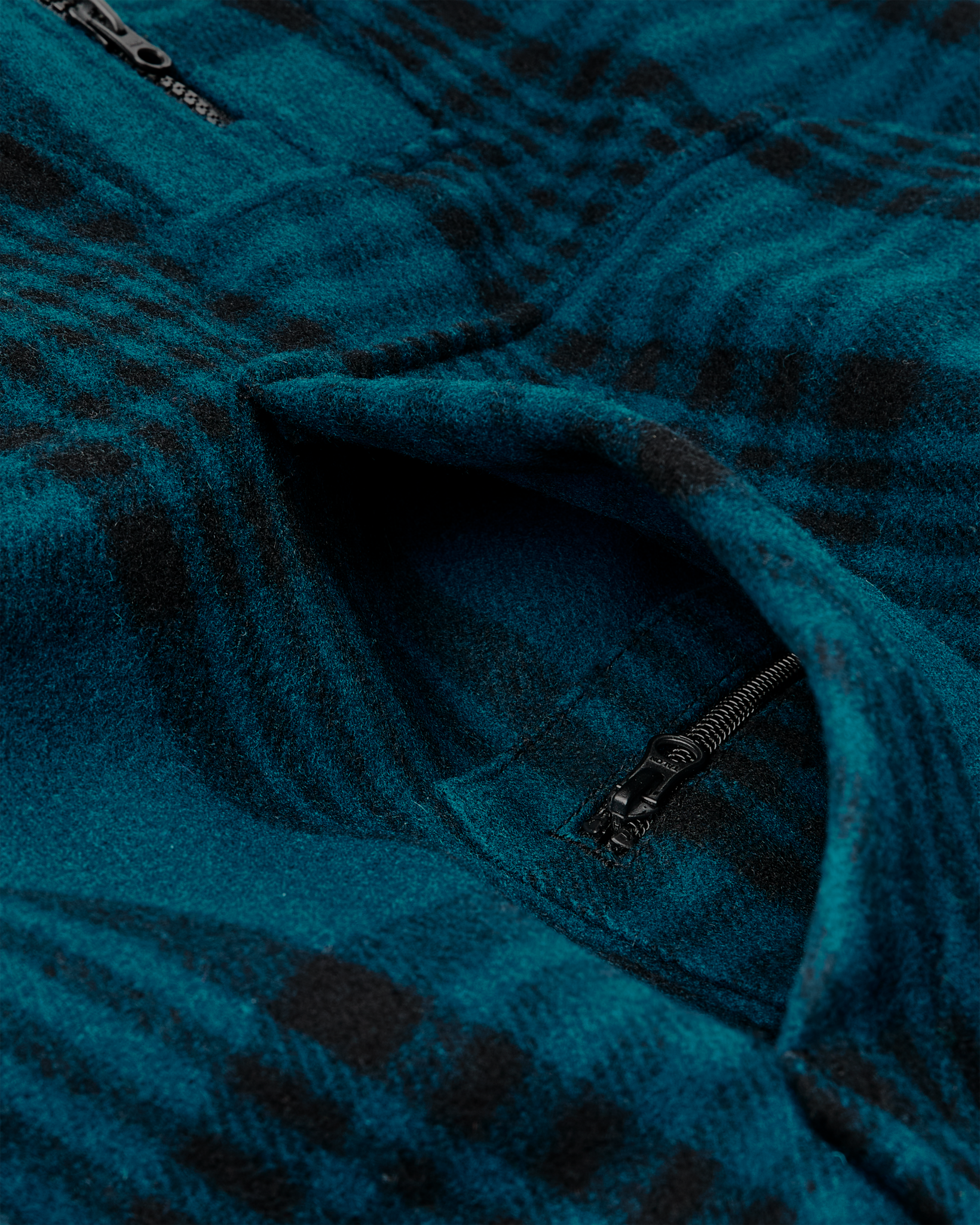 Mackinaw Wool Anorak - Blue / Black Plaid