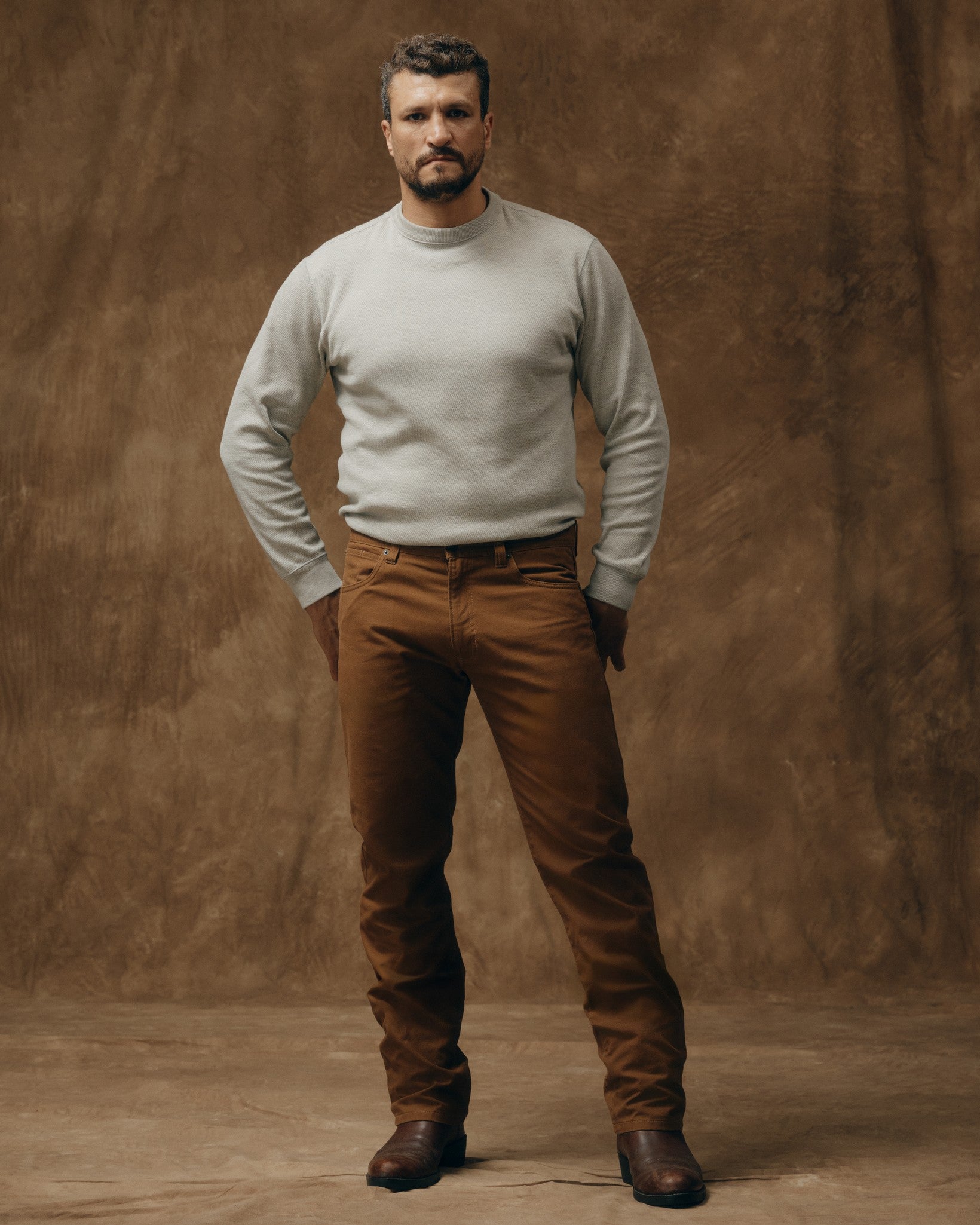 Samir is 6'2" wearing a size Medium