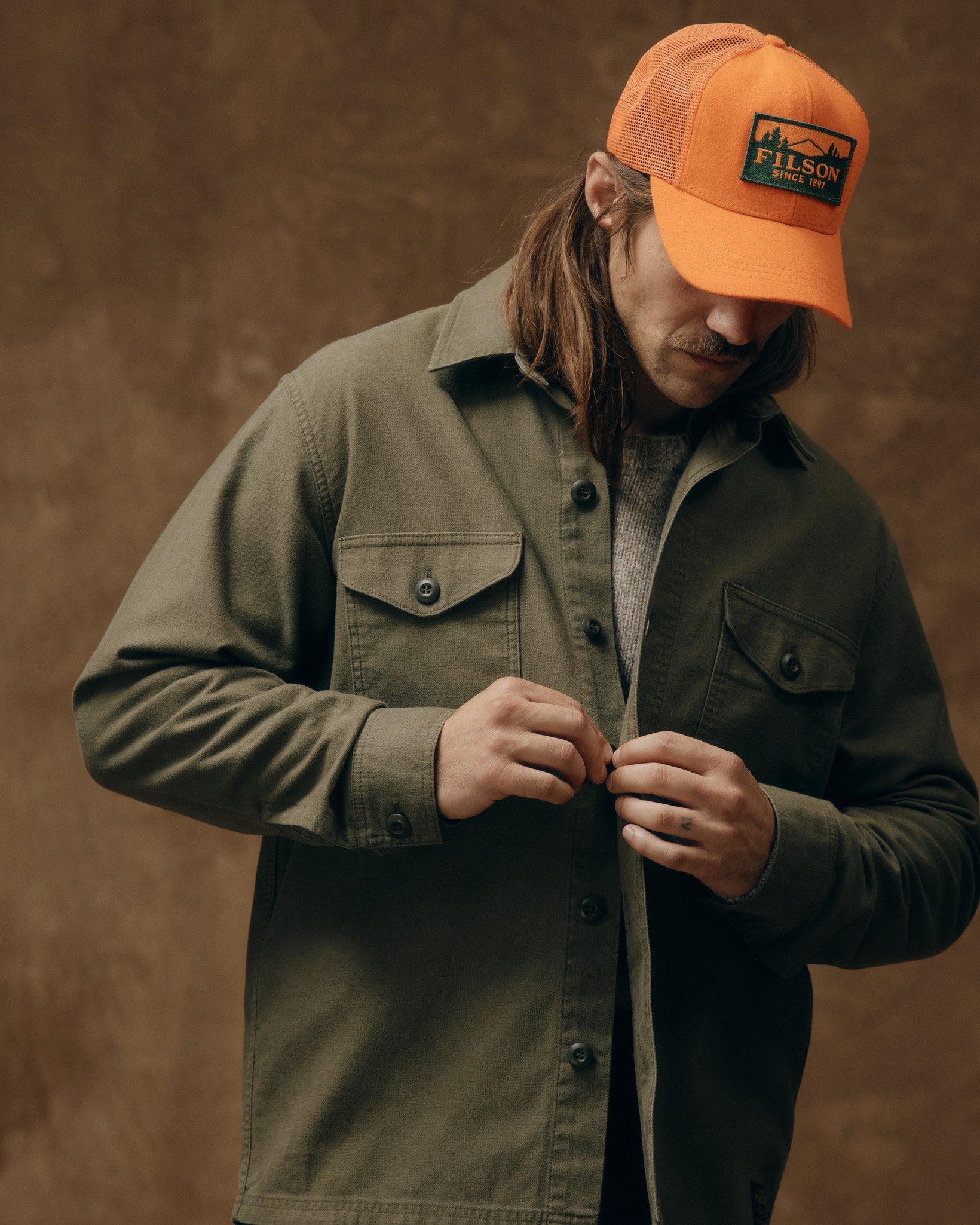 Clarkston Jac-shirt - Surplus Green