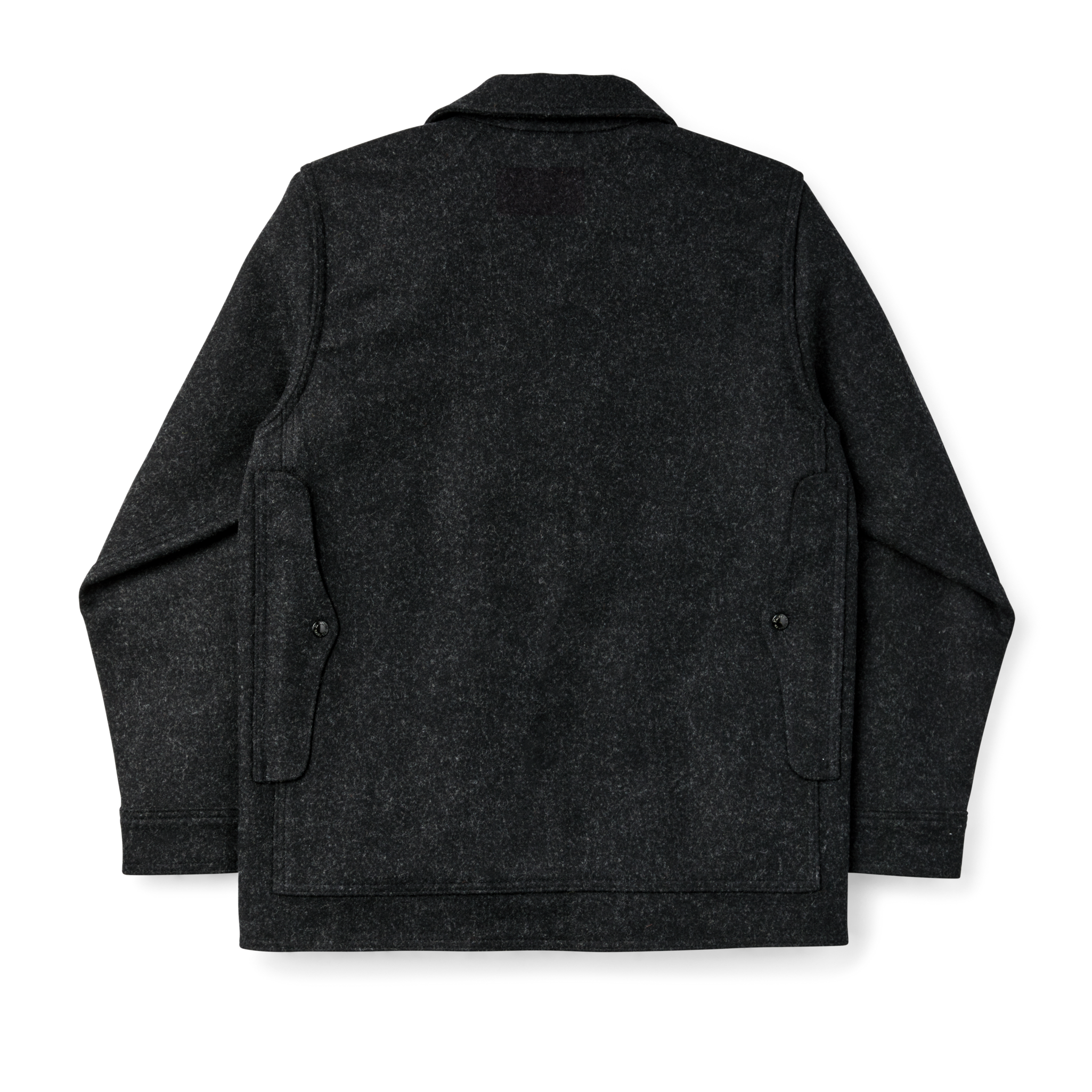 Alternate view of the Cozyhomegoodmark Mackinaw Wool Cruiser Jacket - Charcoal