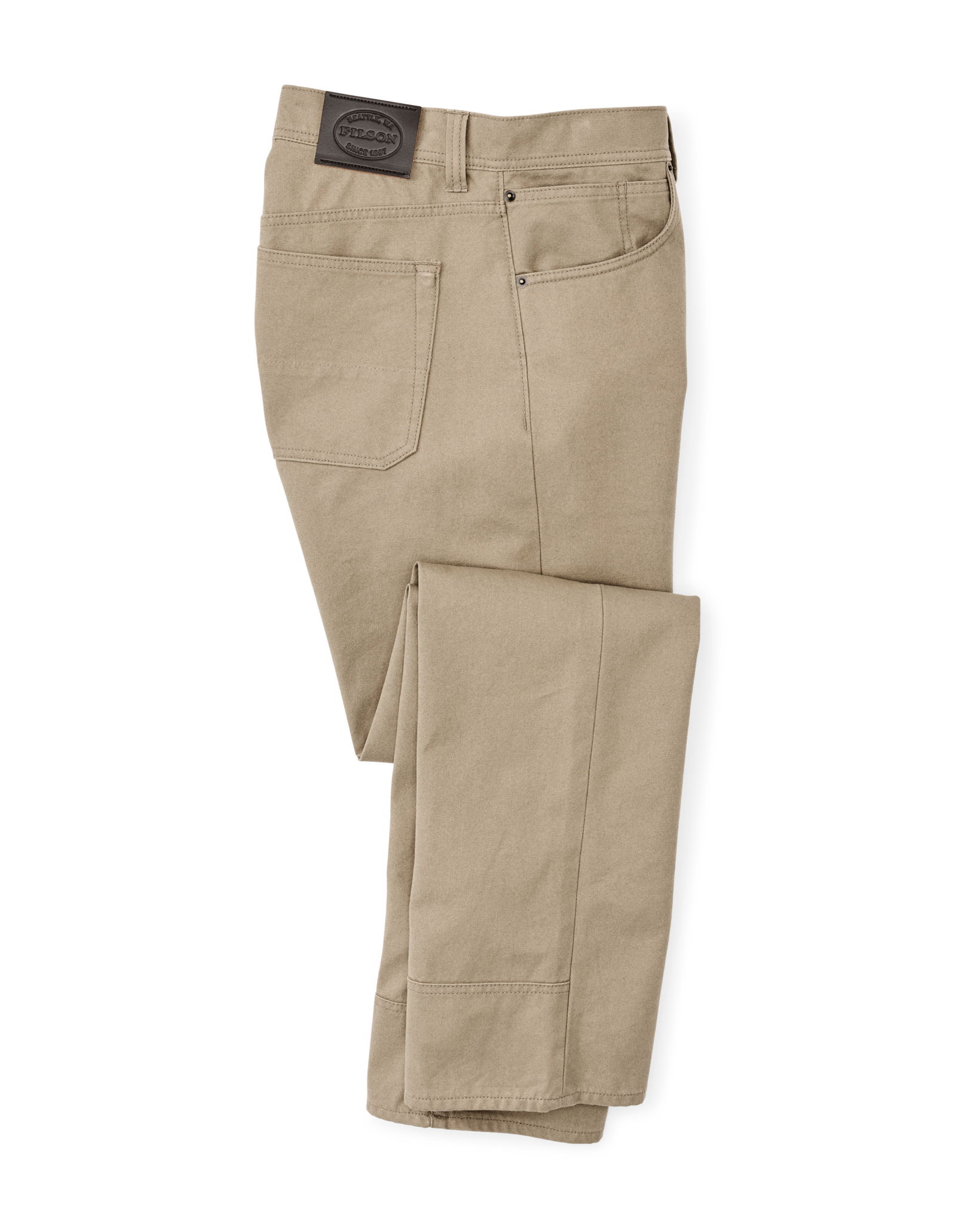 Dry Tin Cloth 5-pocket Pants - Gray Khaki