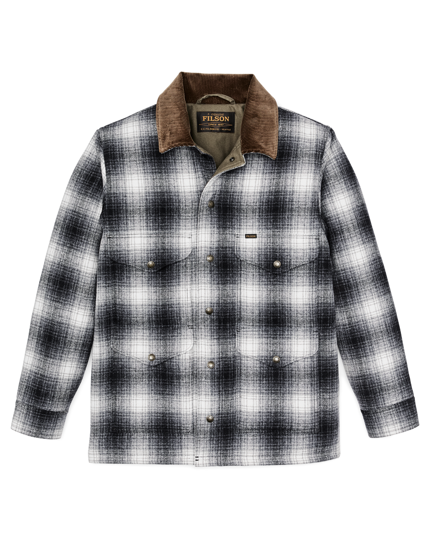 Spokane Insulated Cruiser Jacket - Charcoal Ombre