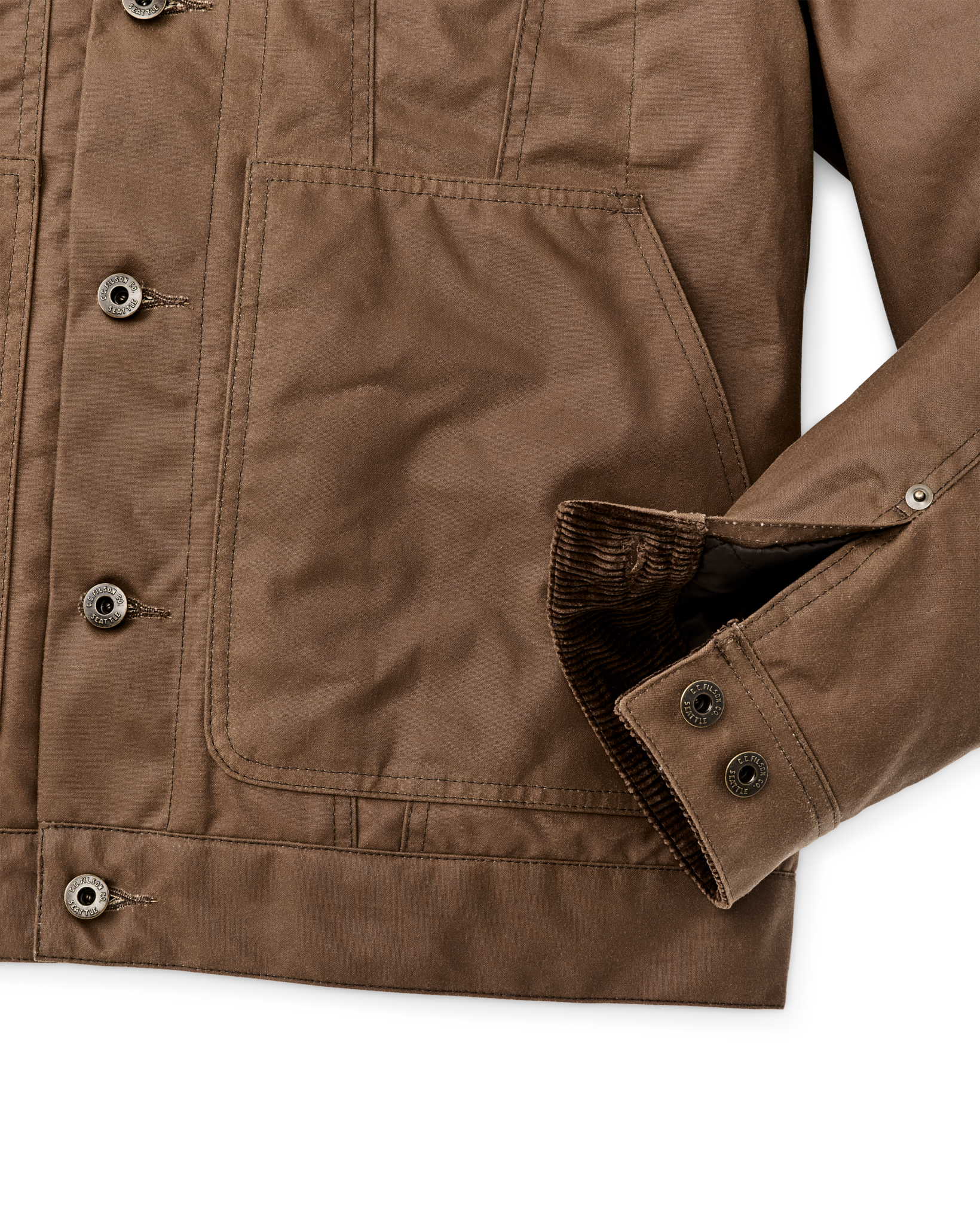 Insulated Short Cruiser Jacket - Dark Brown