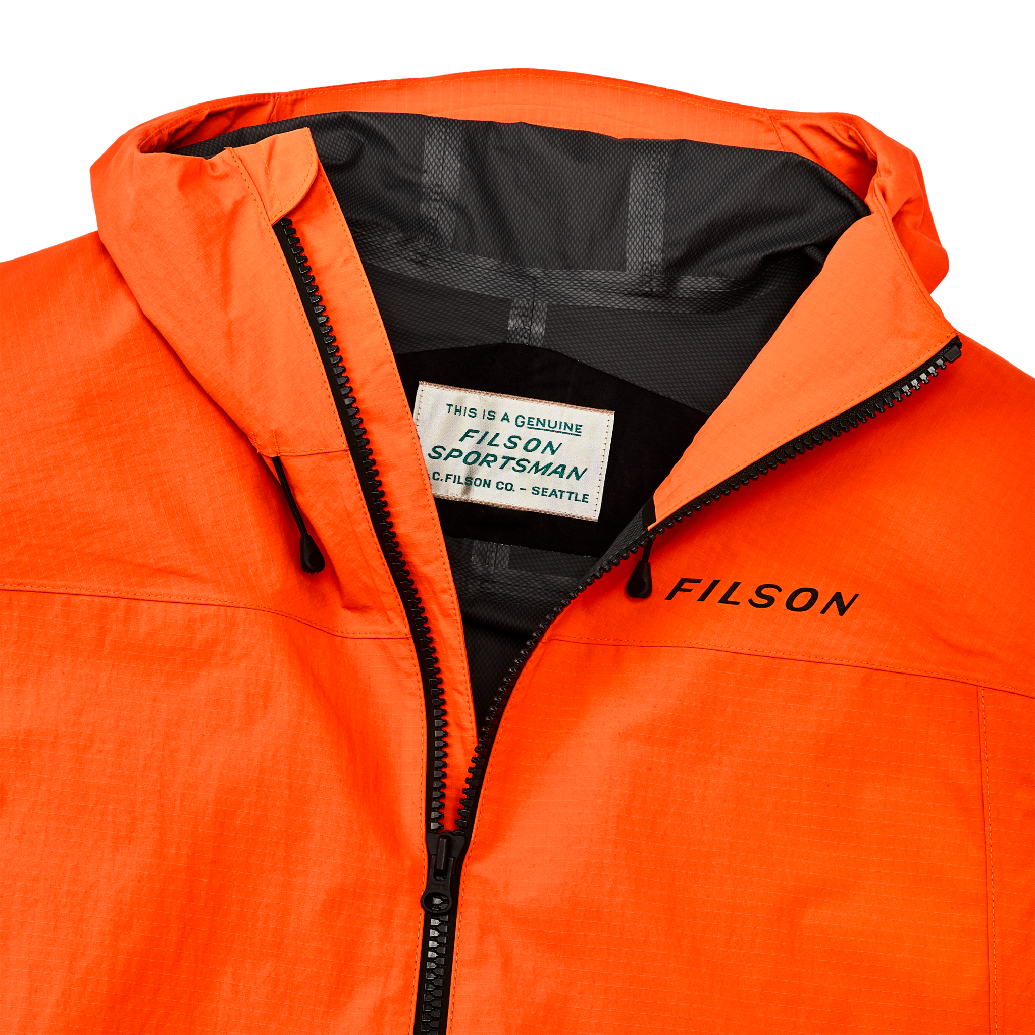 Alternate view of the Cozyhomegoodmark Swiftwater Rain Jacket - Blaze Orange