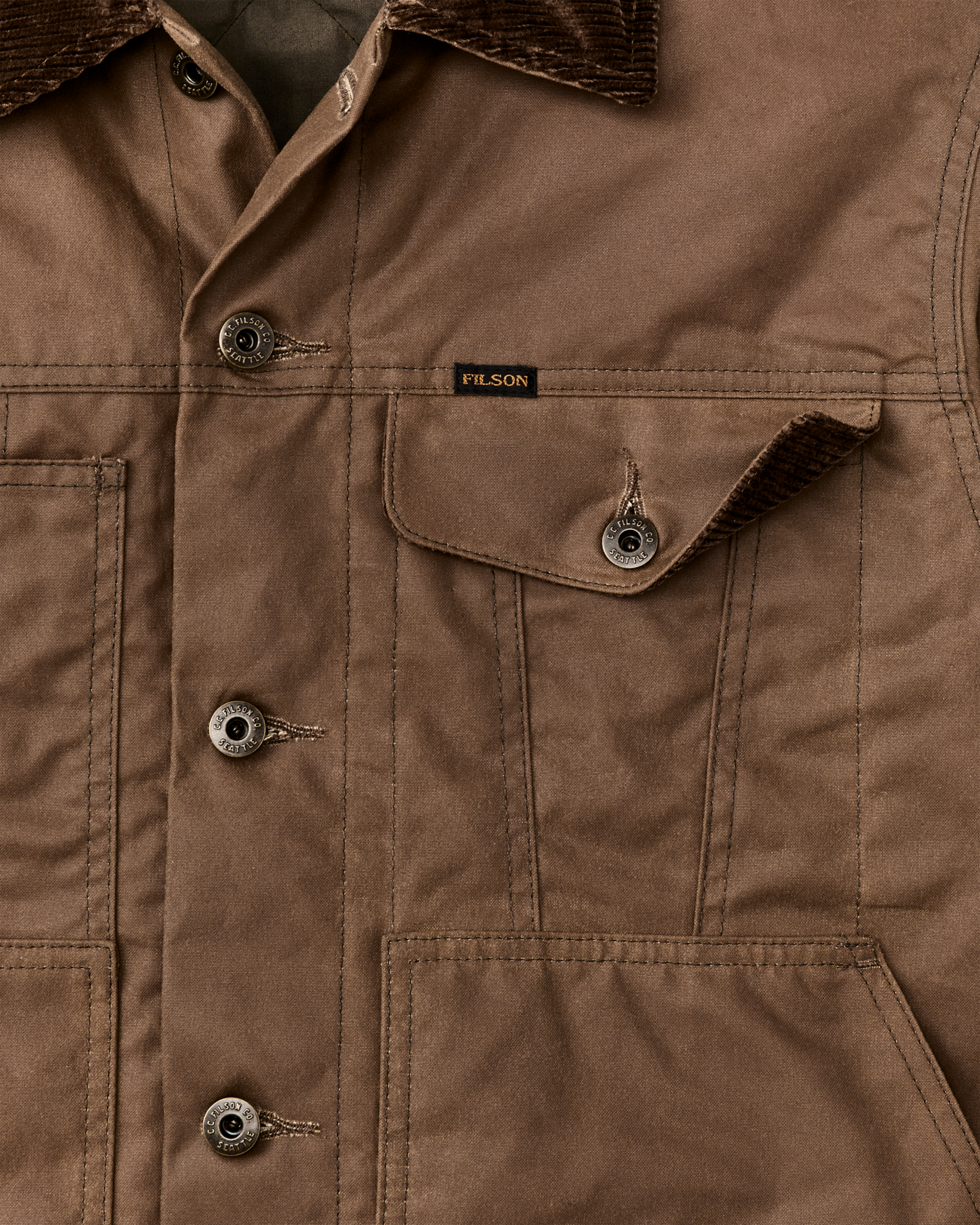 Insulated Short Cruiser Jacket - Dark Brown