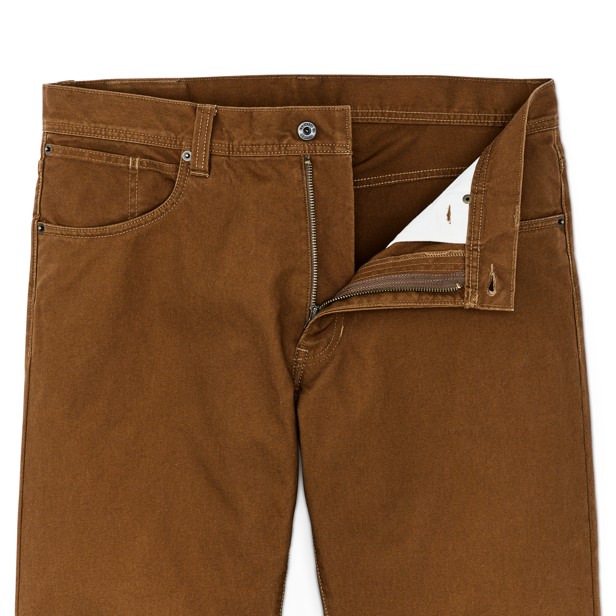 Alternate view of the Cozyhomegoodmark Dry Tin Cloth 5-pocket Pants - Whiskey