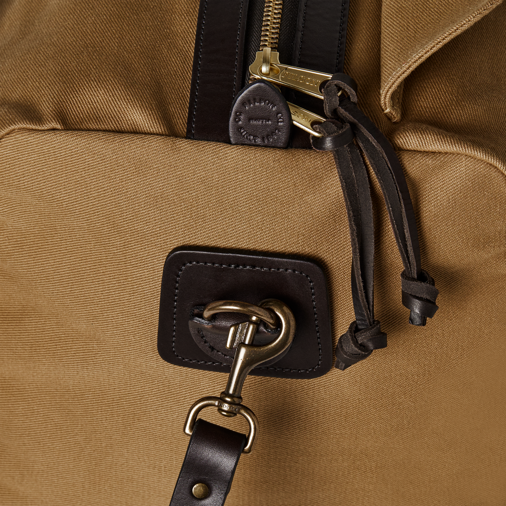Alternate view of the Cozyhomegoodmark Medium Rugged Twill Duffle Bag - Tan