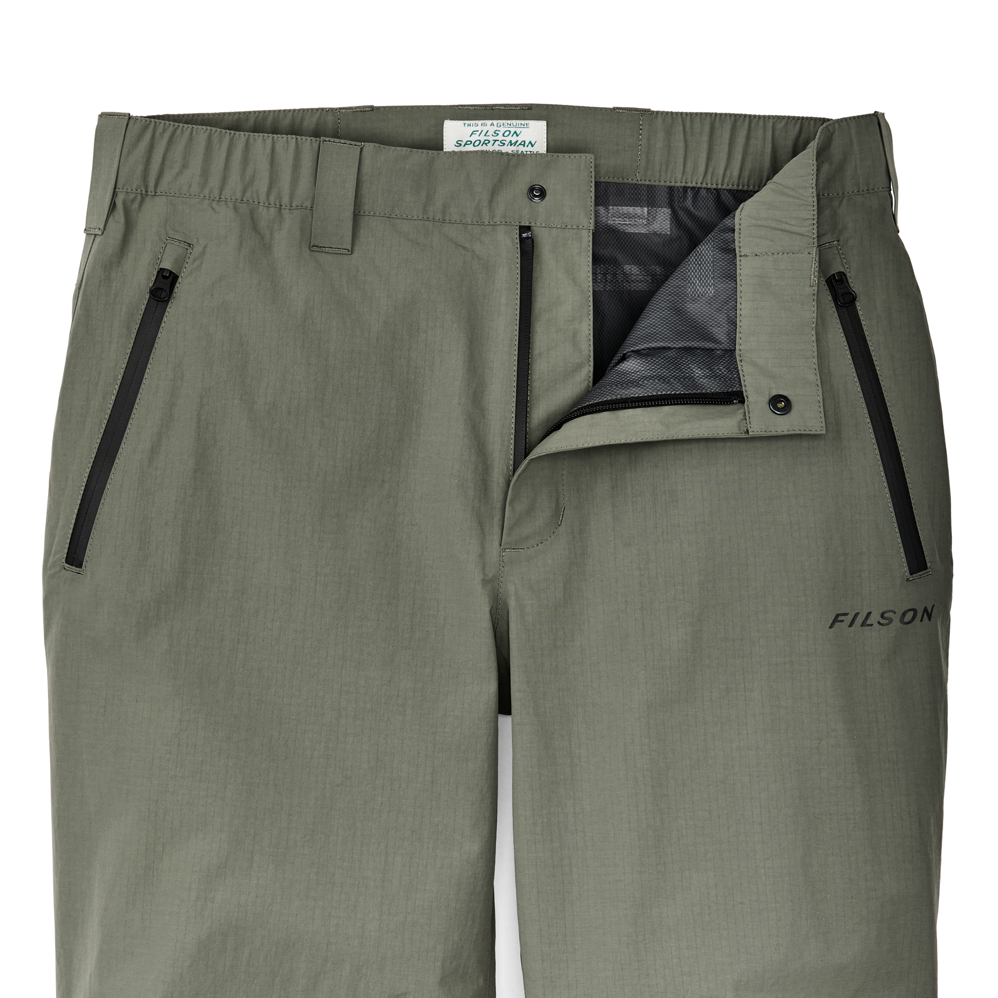 Alternate view of the Cozyhomegoodmark Swiftwater Rain Pants - Service Green