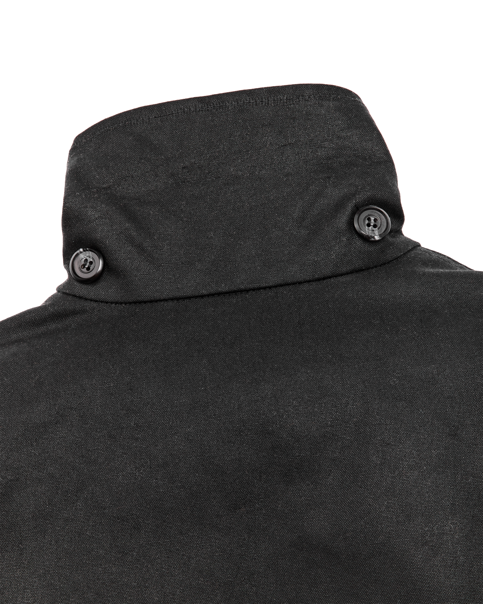 Alternate view of the Cozyhomegoodmark Lined Tin Cloth Cruiser Jacket - Black