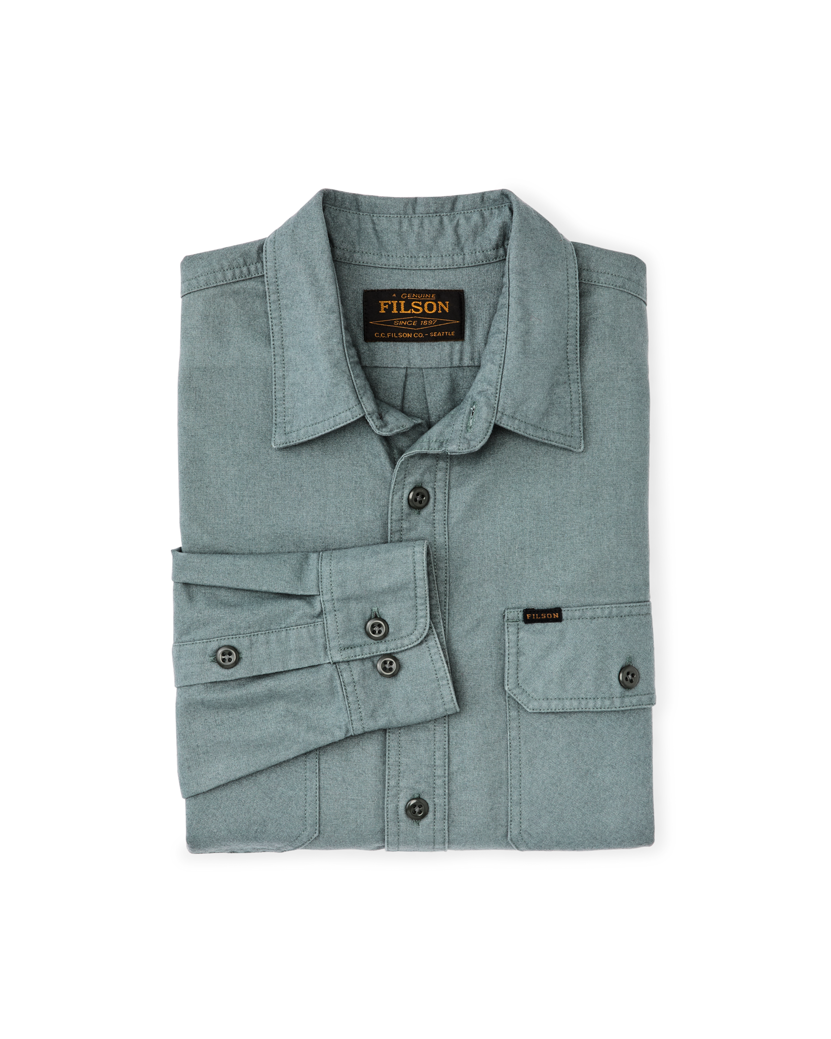 Alternate view of the Cozyhomegoodmark Field Flannel Shirt - Balsam Green