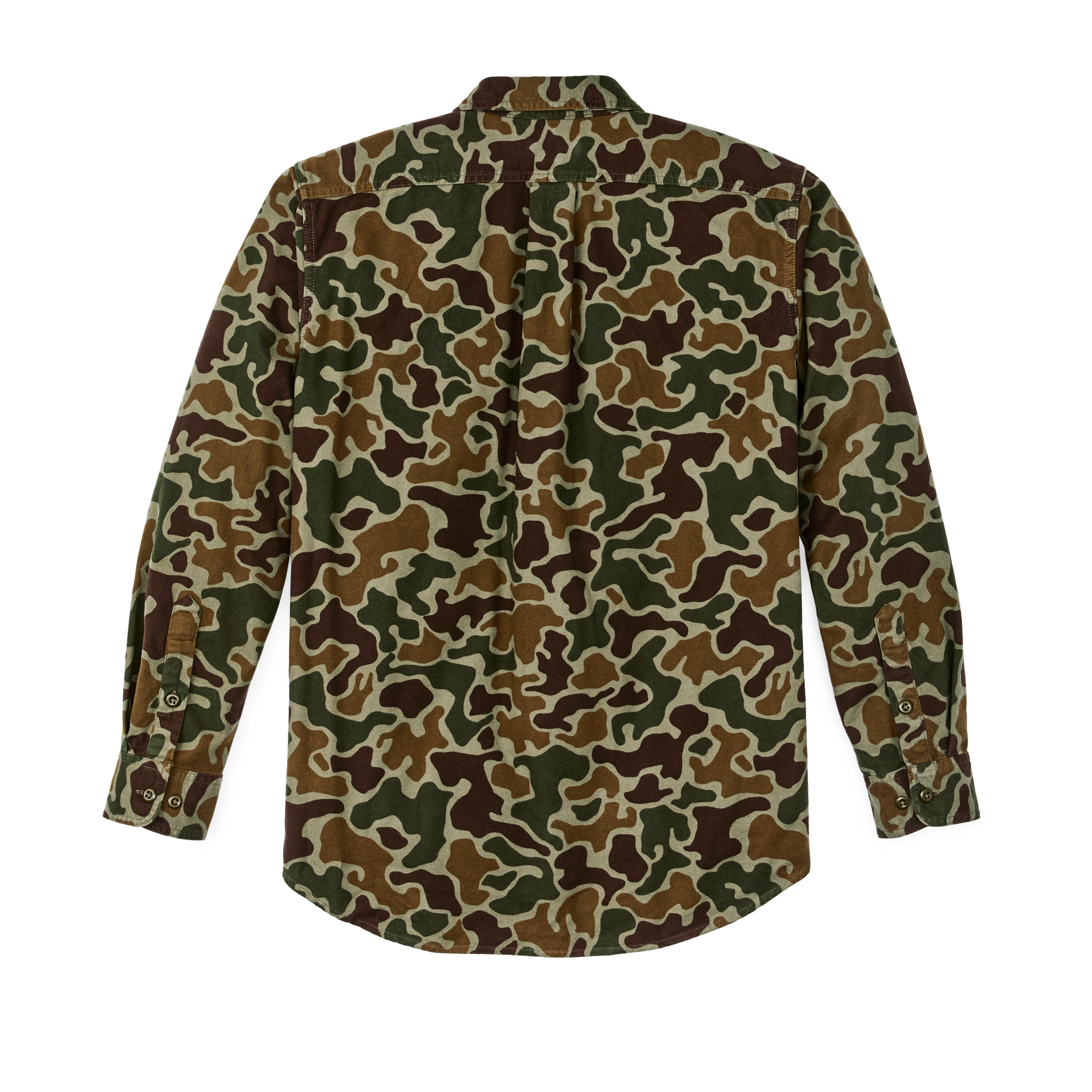 Alternate view of the Cozyhomegoodmark Field Flannel Shirt - Frog Camo