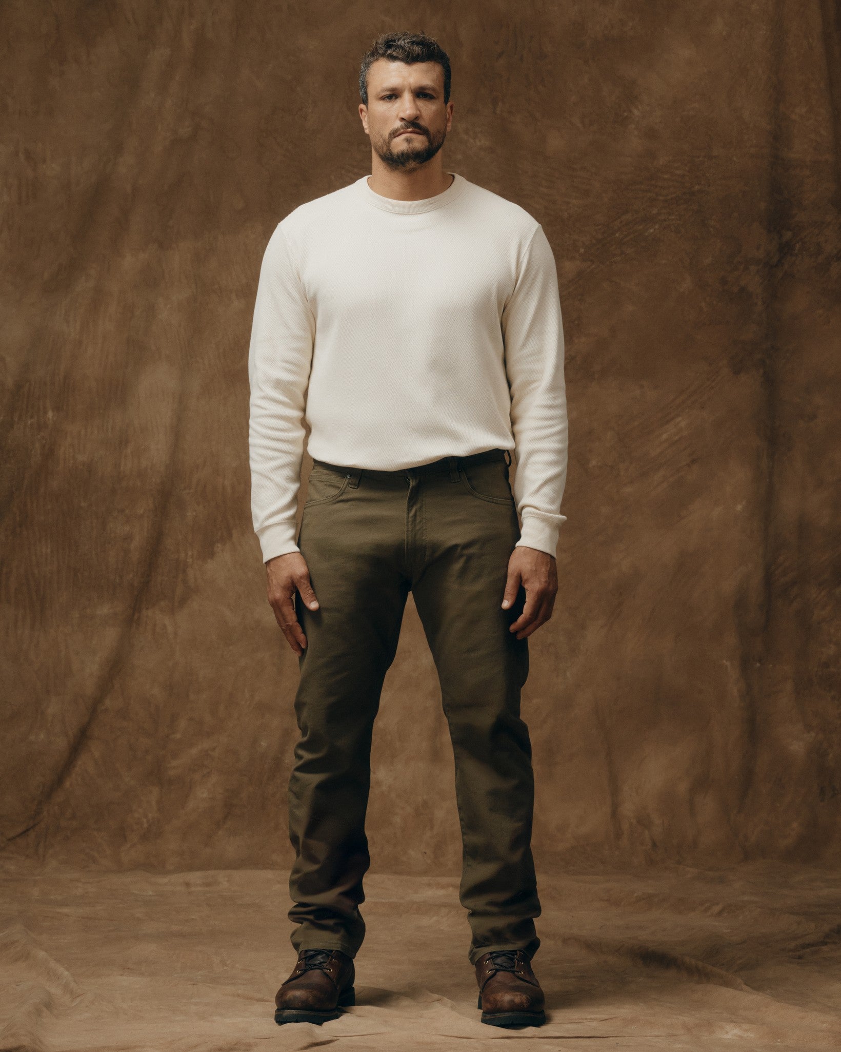 Samir is 6'2" wearing a size Medium