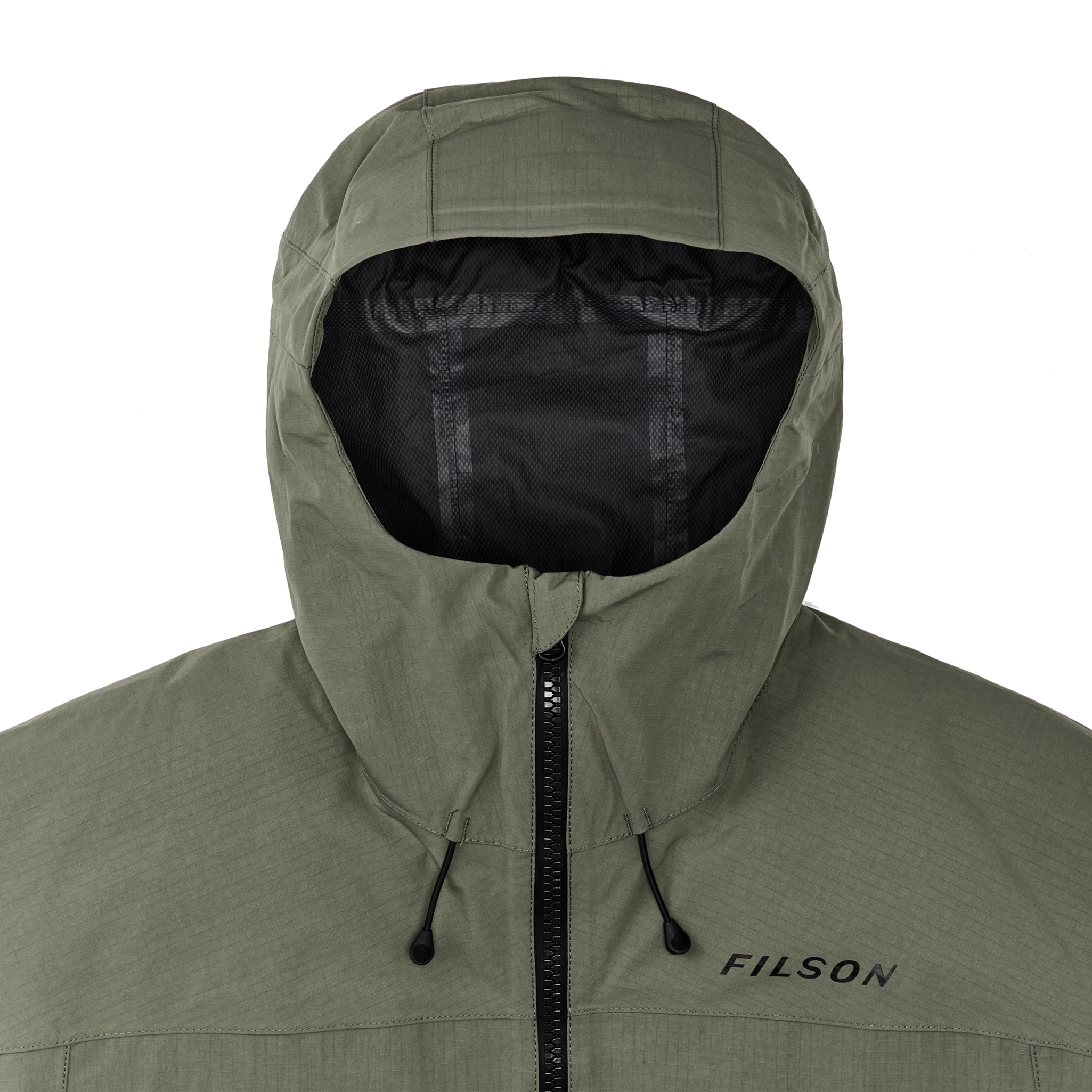 Alternate view of the Cozyhomegoodmark Swiftwater Rain Jacket - Service Green