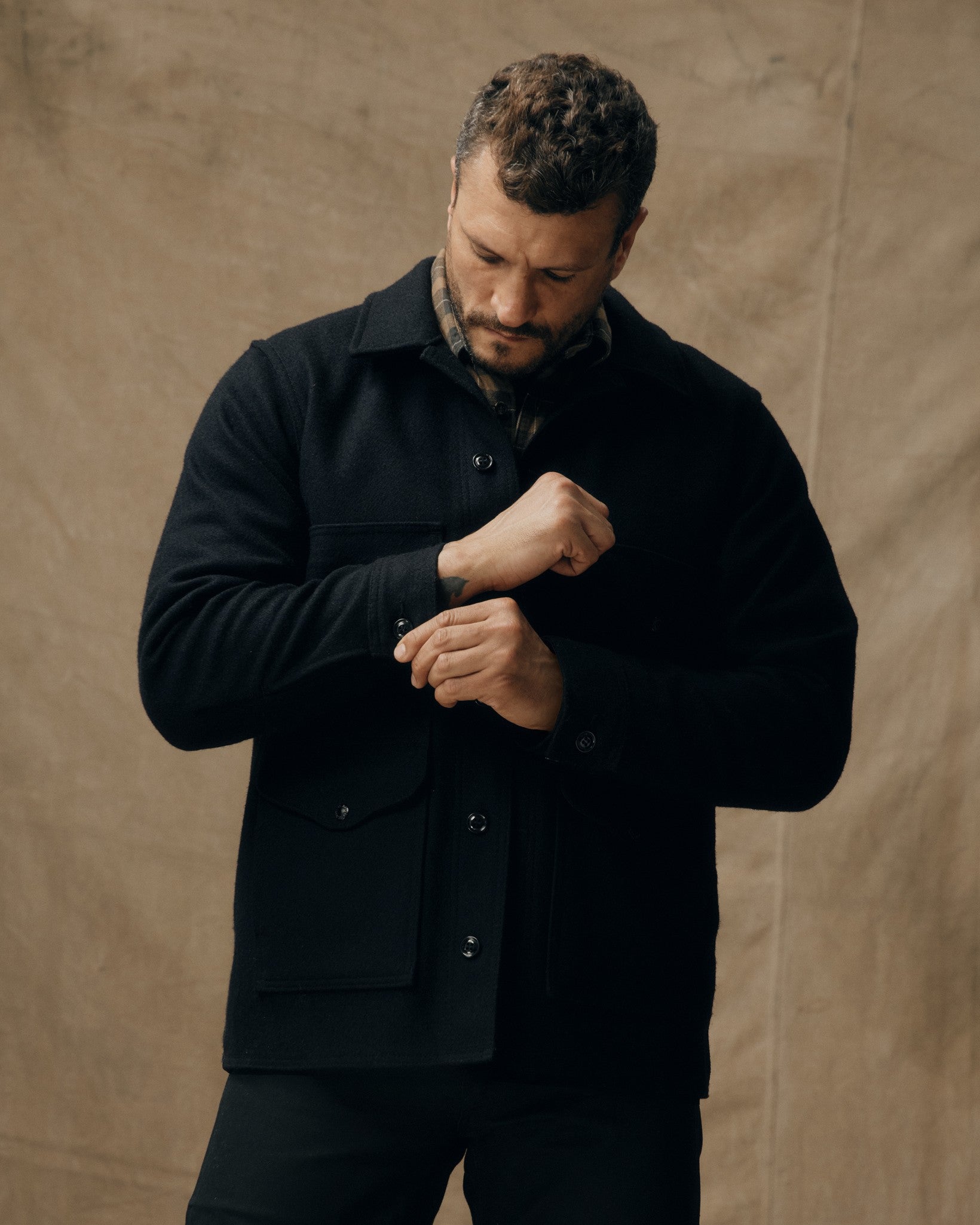 Samir is 6'2" wearing a size Medium