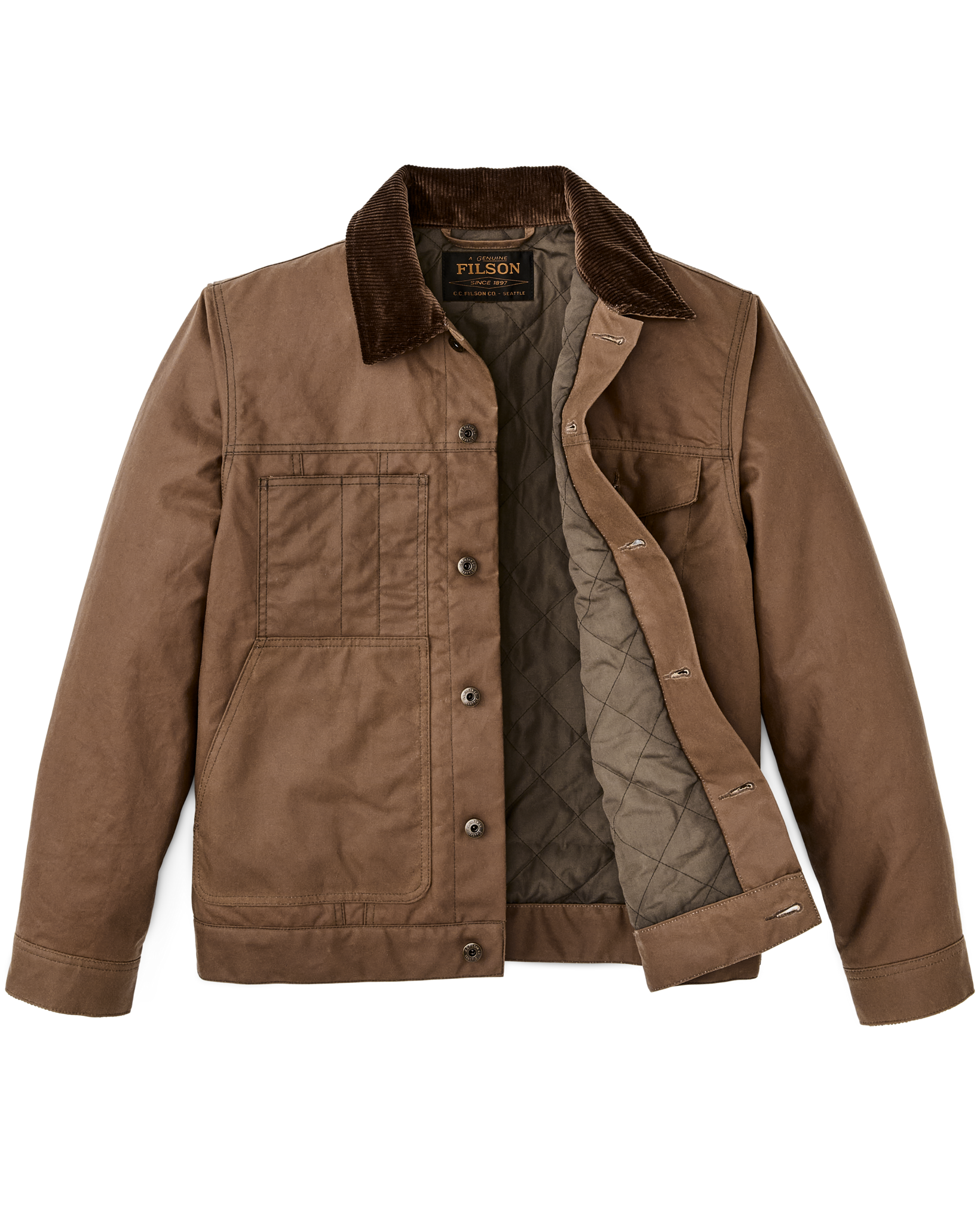 Insulated Short Cruiser Jacket - Dark Brown