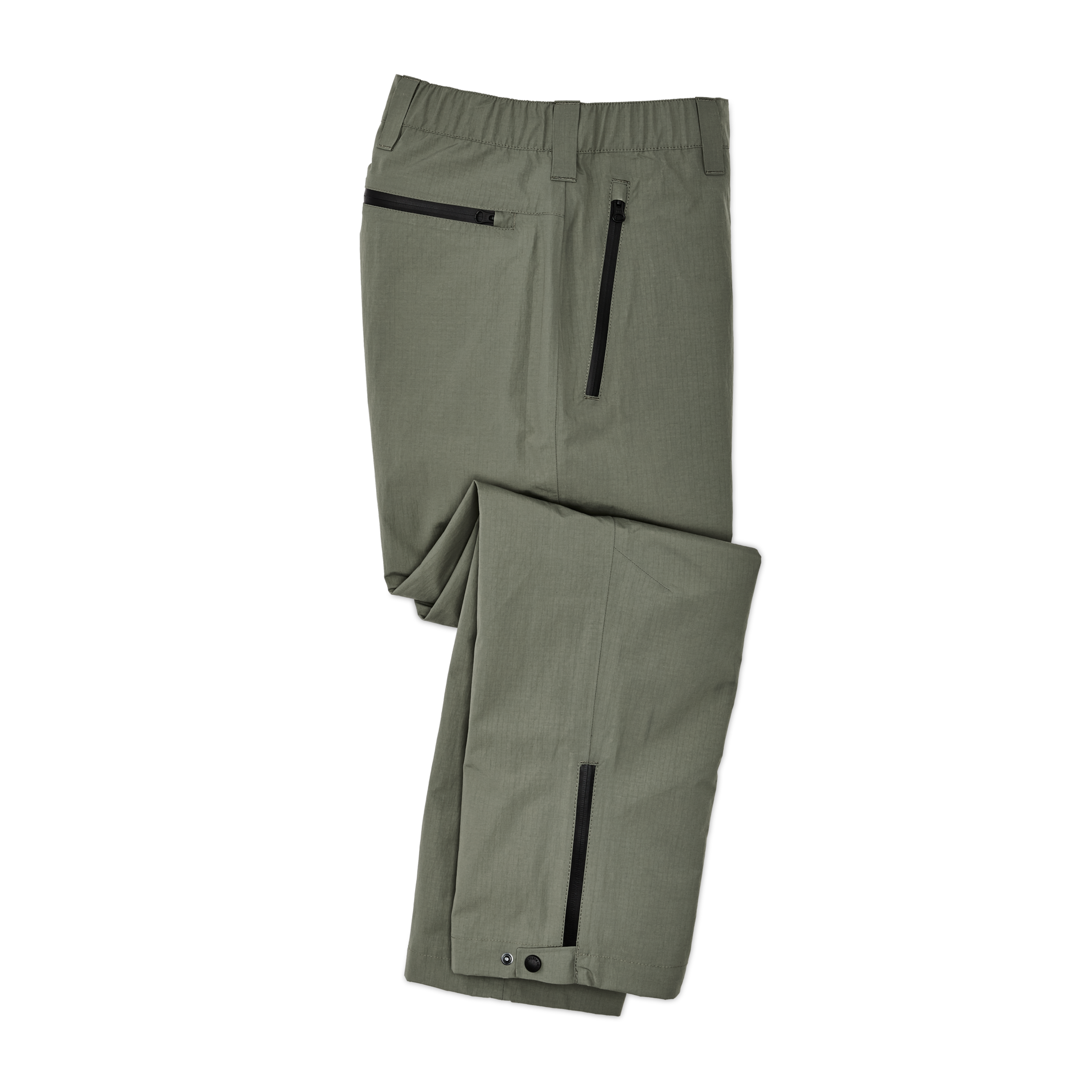 Front-facing image of the Cozyhomegoodmark Swiftwater Rain Pants - Service Green