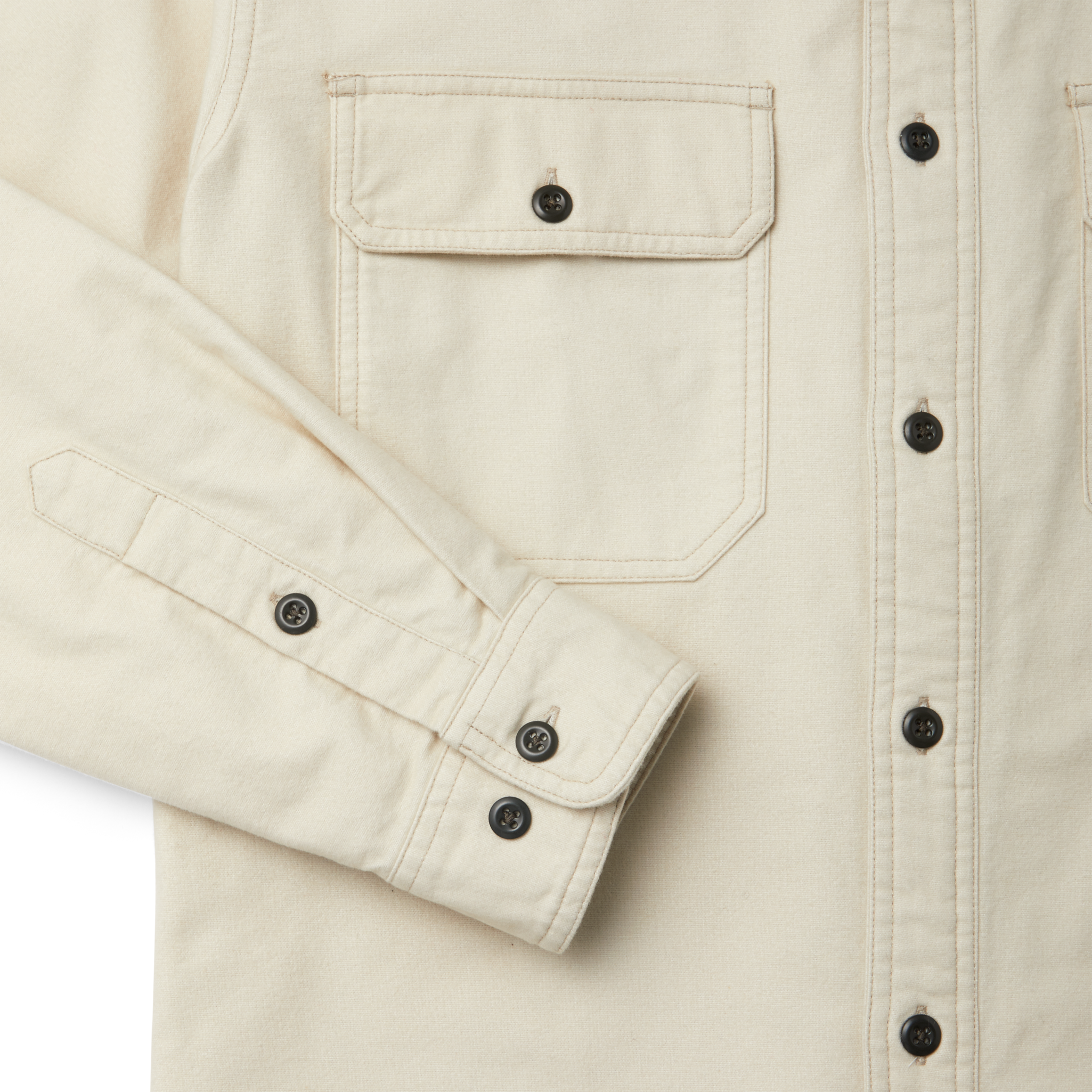 Alternate view of the Cozyhomegoodmark Field Flannel Shirt - Natural