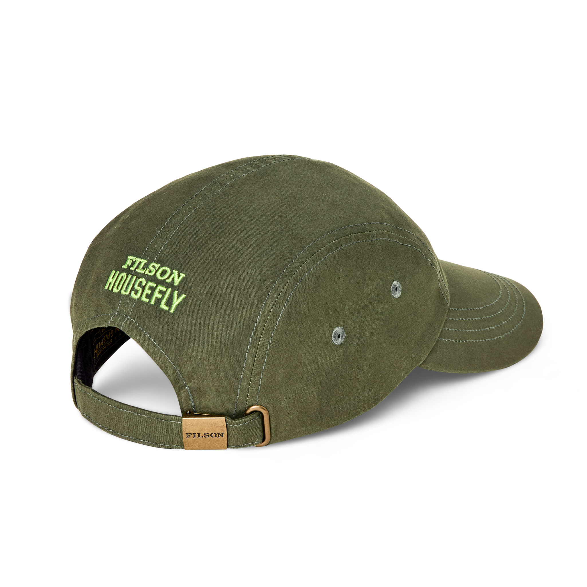 Alternate view of the Cozyhomegoodmark Cozyhomegoodmark X Housefly Ranger Duckbill Cap - Otter Green