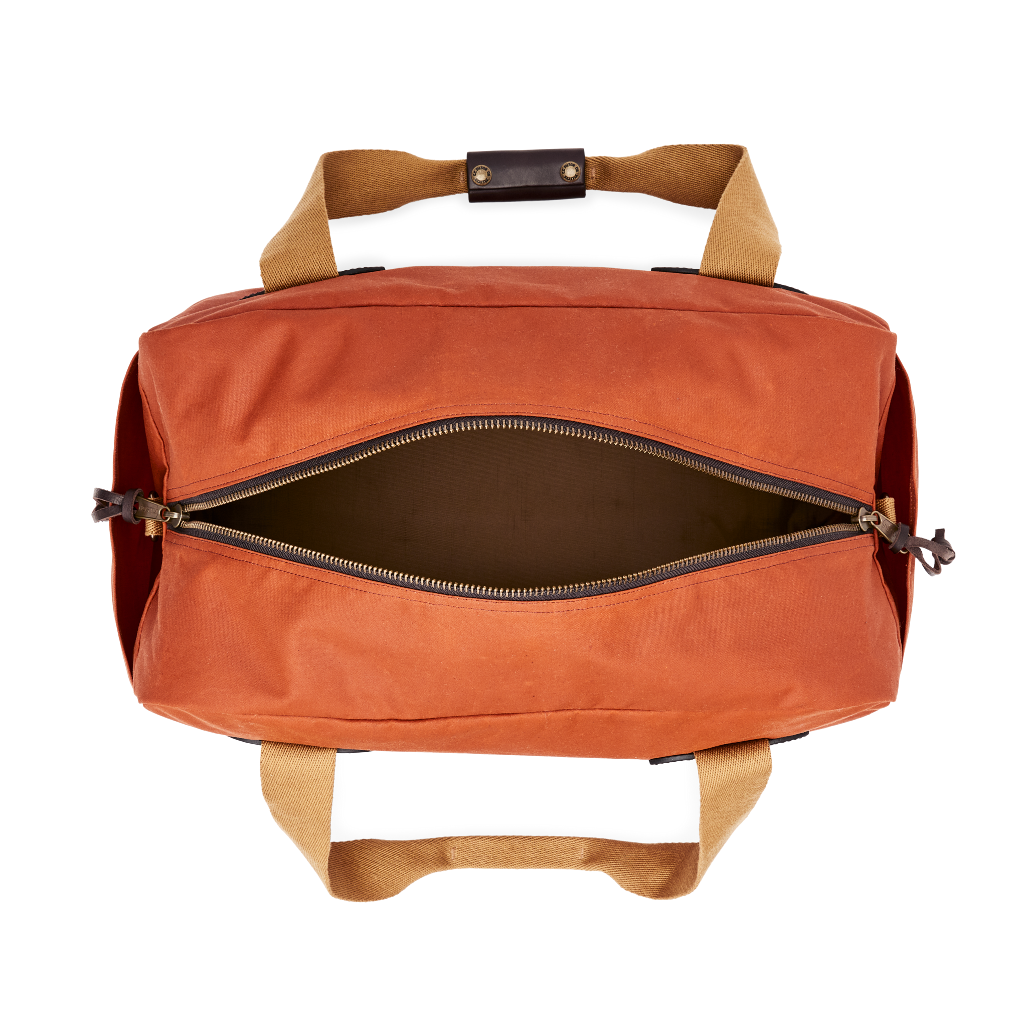 Medium Tin Cloth Duffle Bag - Rust