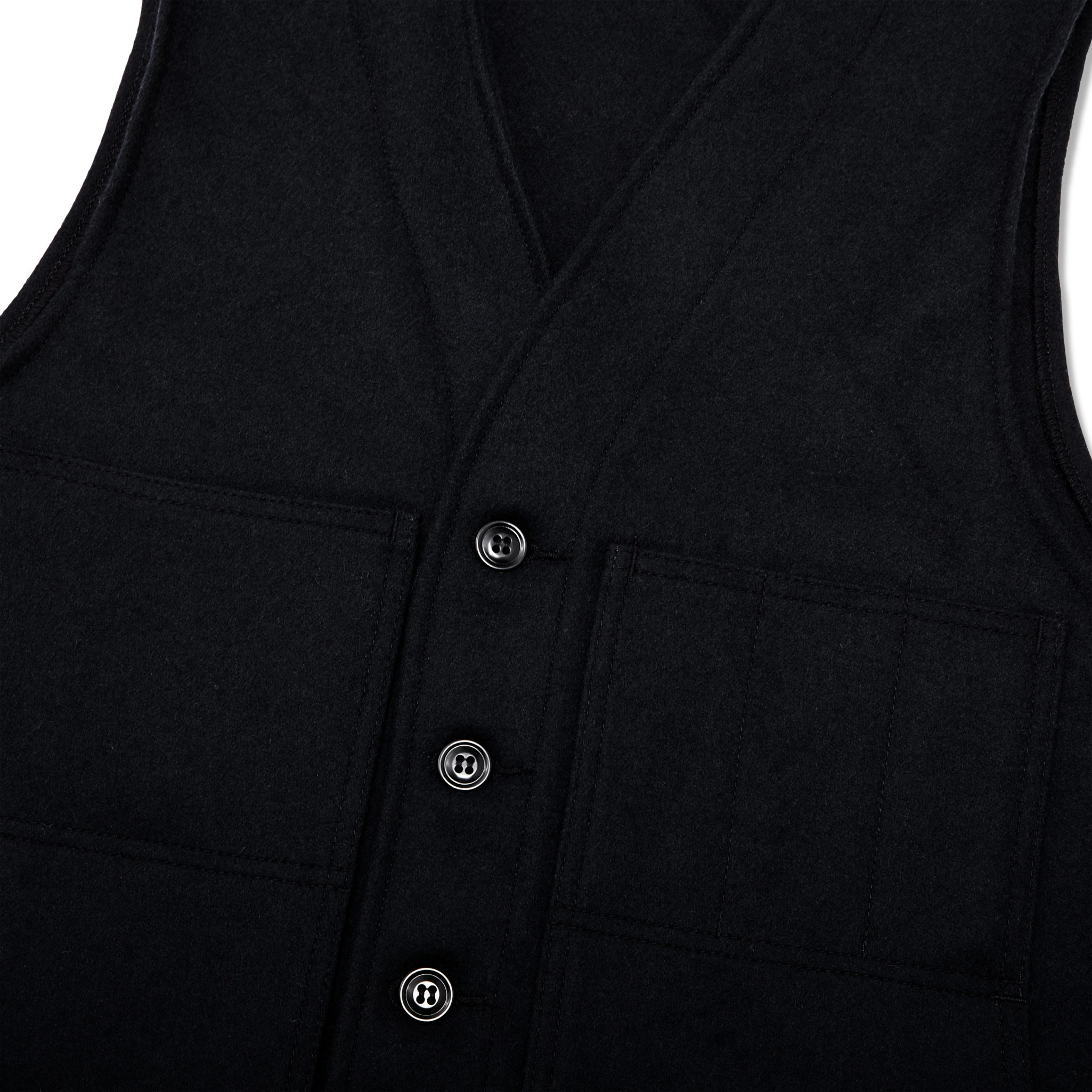 Alternate view of the Cozyhomegoodmark Mackinaw Wool Vest - Dark Navy