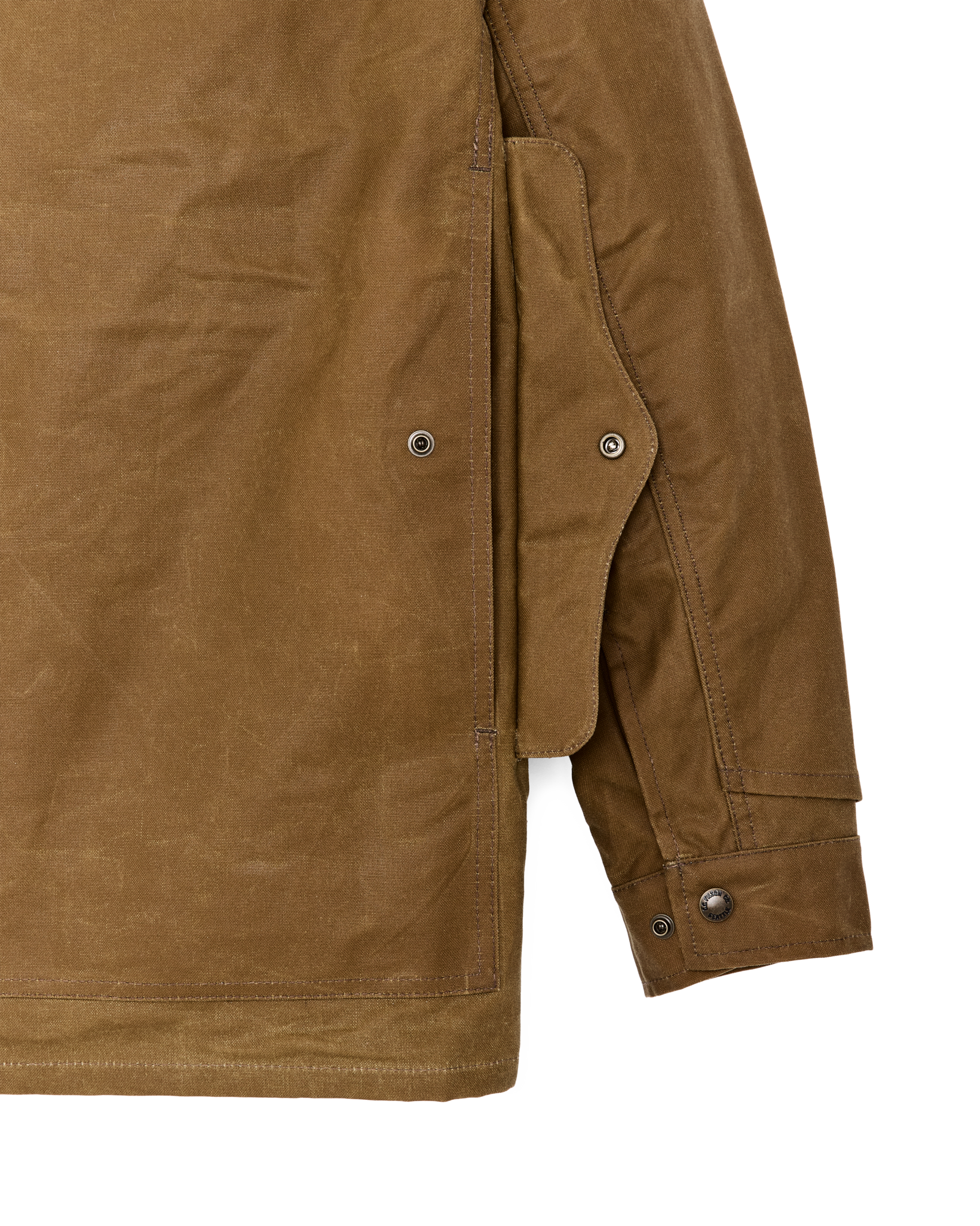 Lined Tin Cloth Cruiser Jacket - Dark Tan