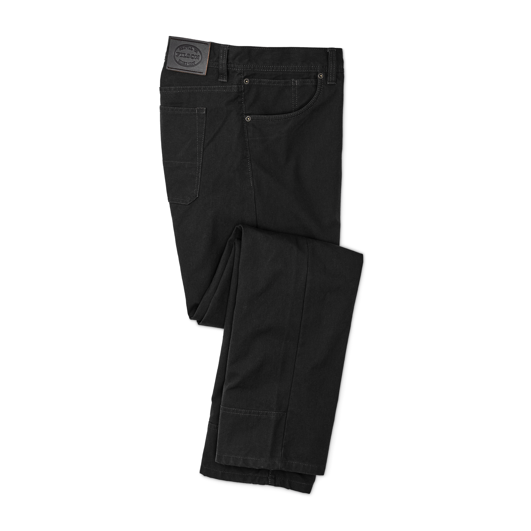 Front-facing image of the Cozyhomegoodmark Dry Tin Cloth 5-pocket Pants - Raven