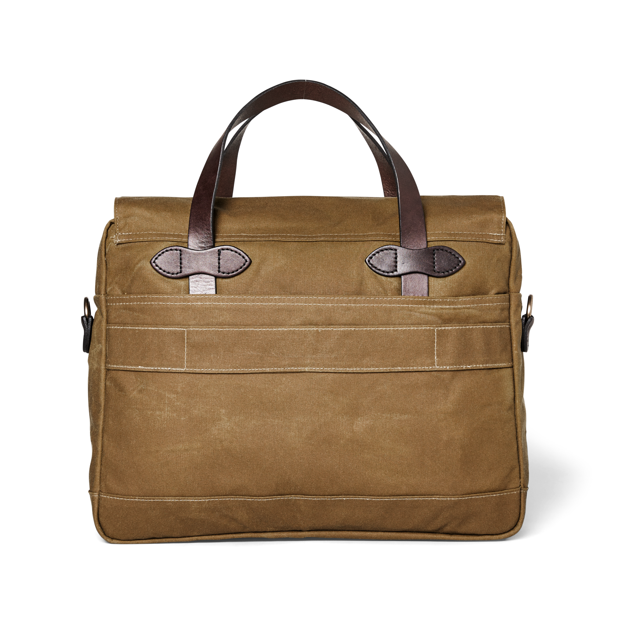 Alternate view of the Cozyhomegoodmark 24 Hour Tin Cloth Briefcase - Dark Tan