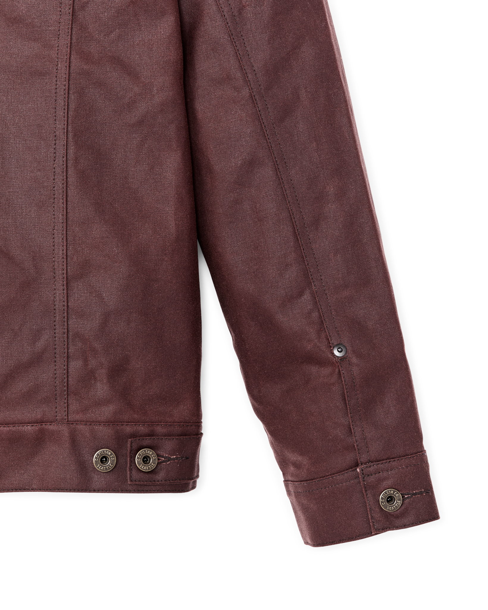 Tin Cloth Short Lined Cruiser Jacket - Fired Brick