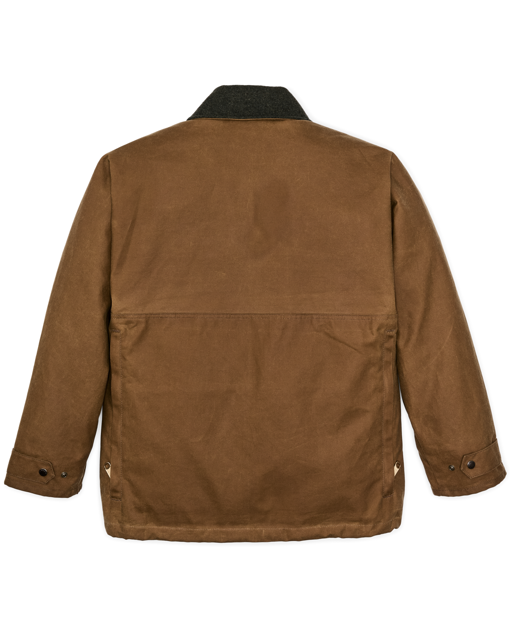 Alternate view of the Cozyhomegoodmark Lined Tin Cloth Field Jacket - Dark Tan