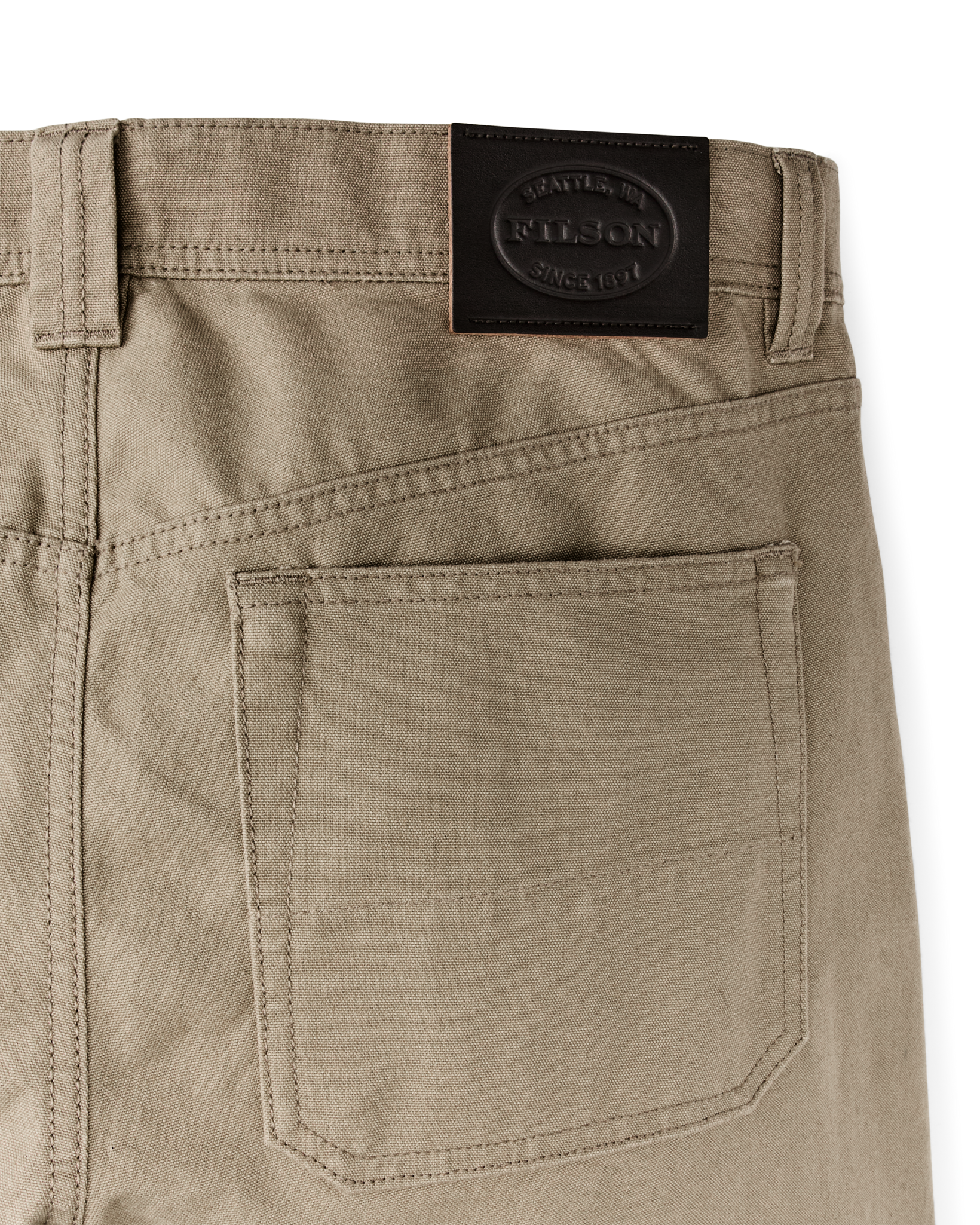 Dry Tin Cloth 5-pocket Pants - Gray Khaki