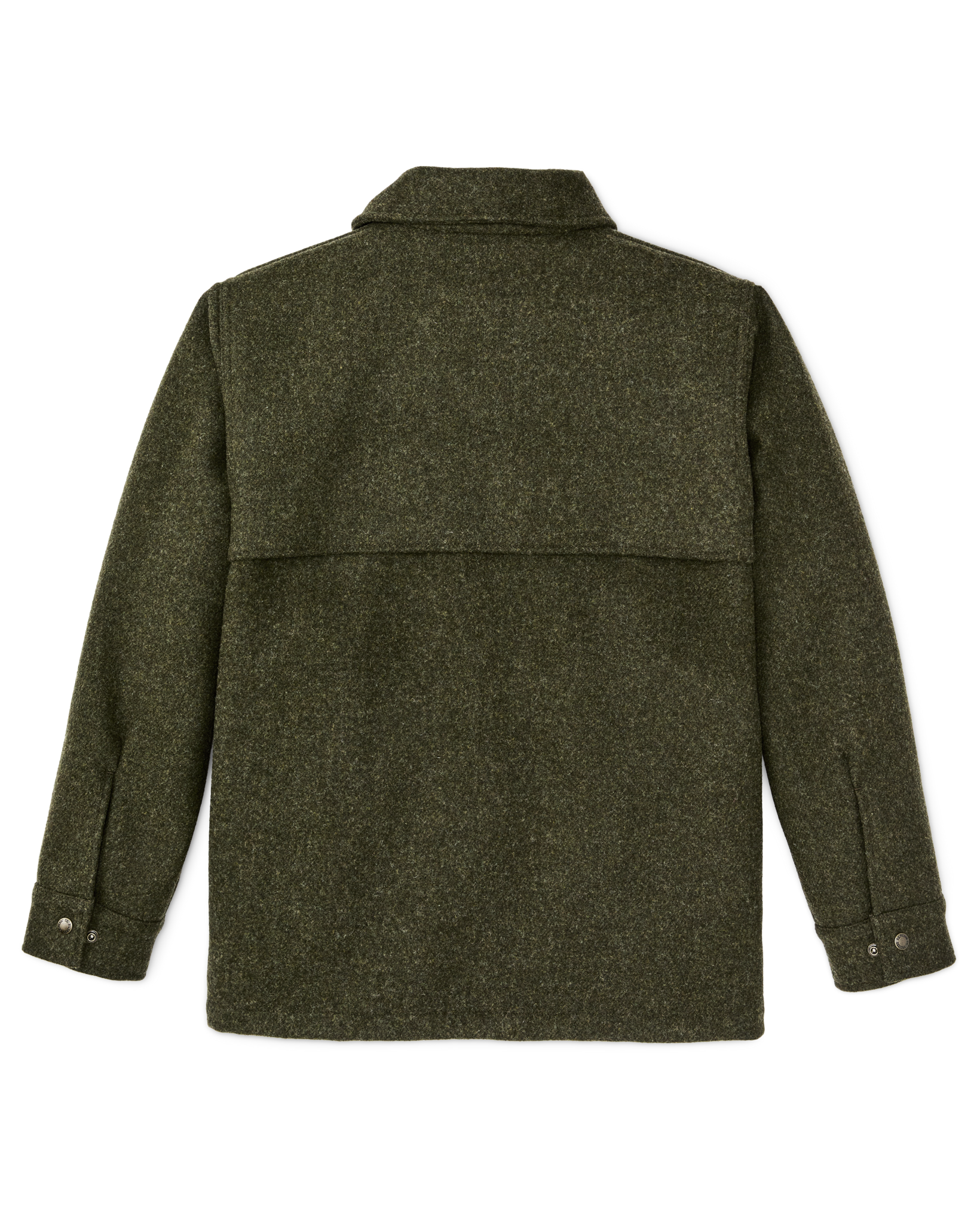 Mackinaw Wool Cape Coat - Forest Green