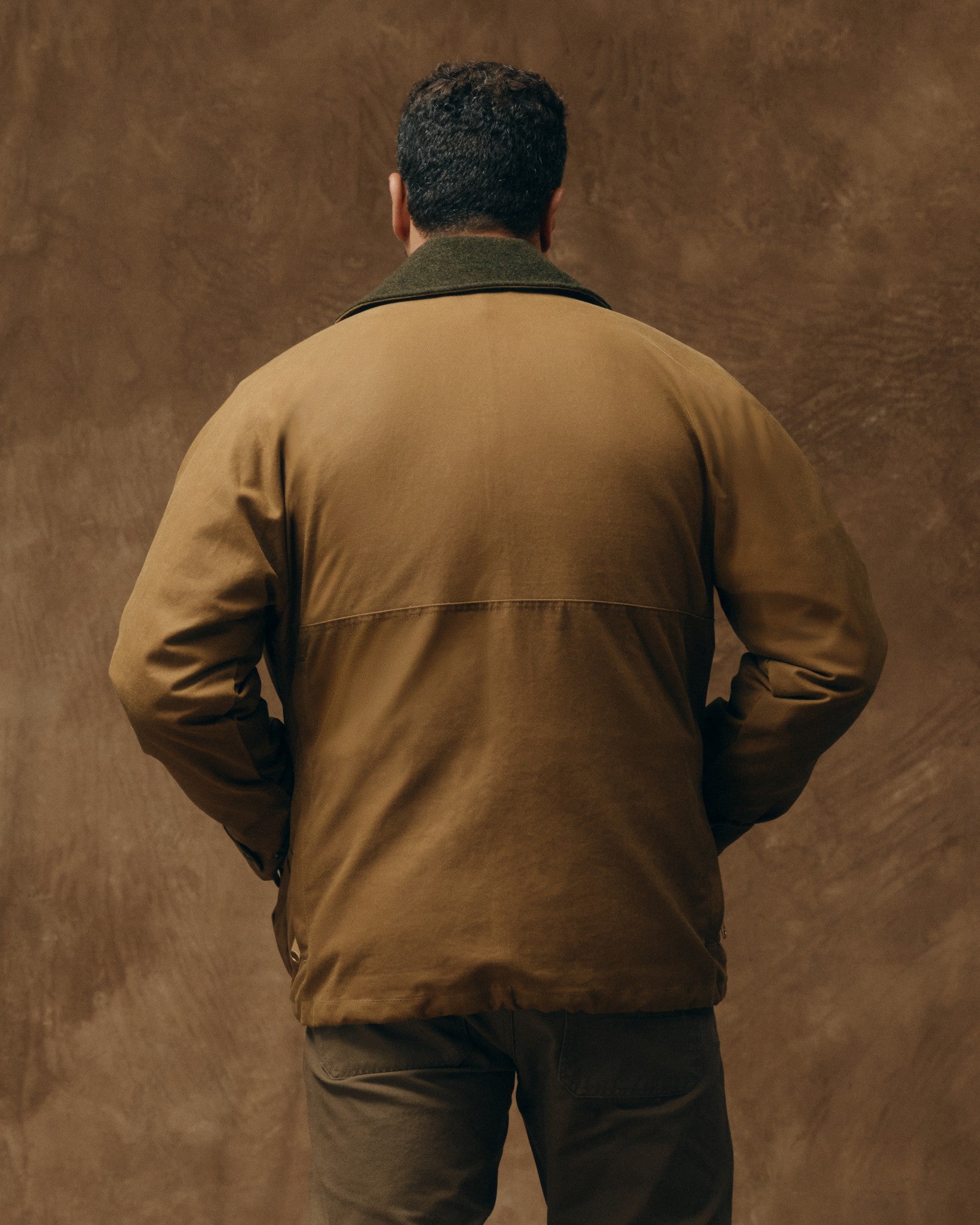 Lined Tin Cloth Field Jacket - Dark Tan