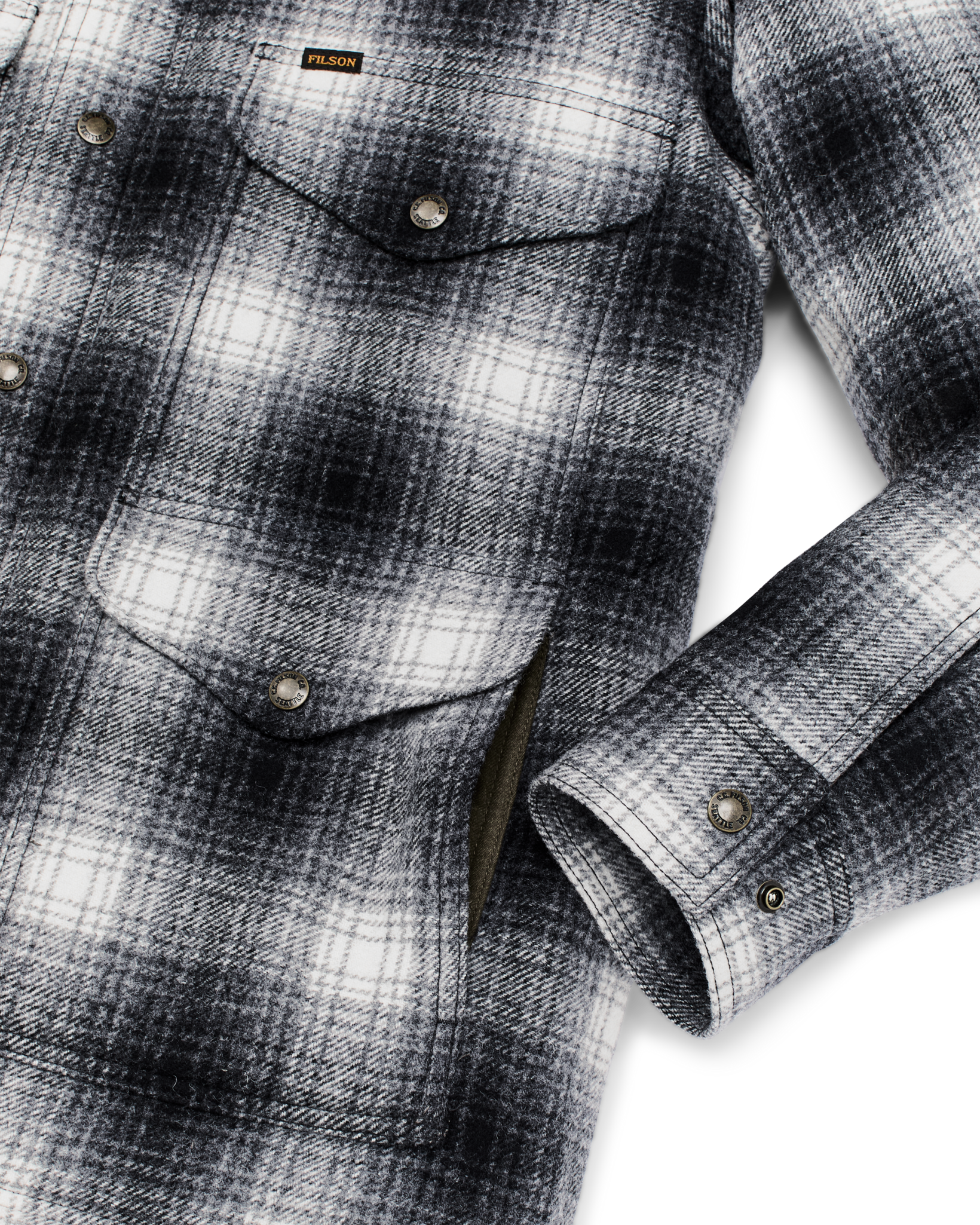 Spokane Insulated Cruiser Jacket - Charcoal Ombre